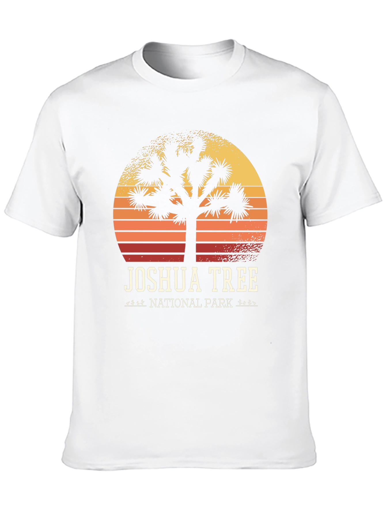 Black Joshua Tree National Park Graphic Tee view 10
