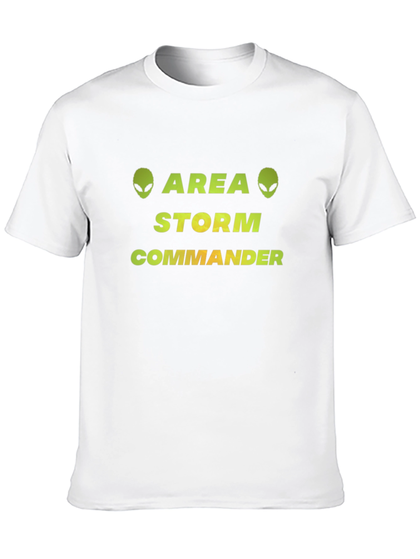 Black Area Storm Commander Graphic T-Shirt view 10