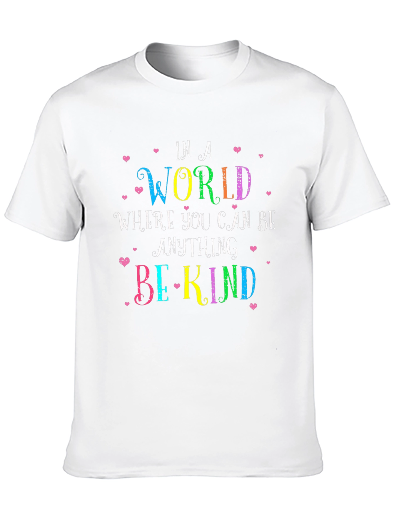 Black Be Kind T-Shirt - Inspirational Graphic Tee view 10