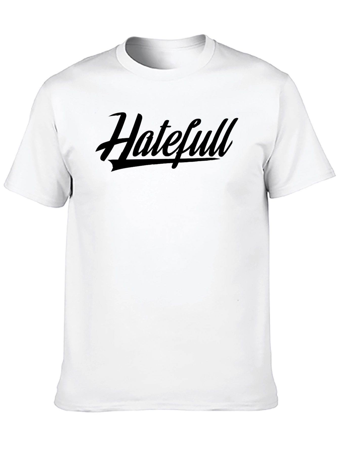 Black Hatefull Black Graphic Tee - Stylish Men's Shirt view 10