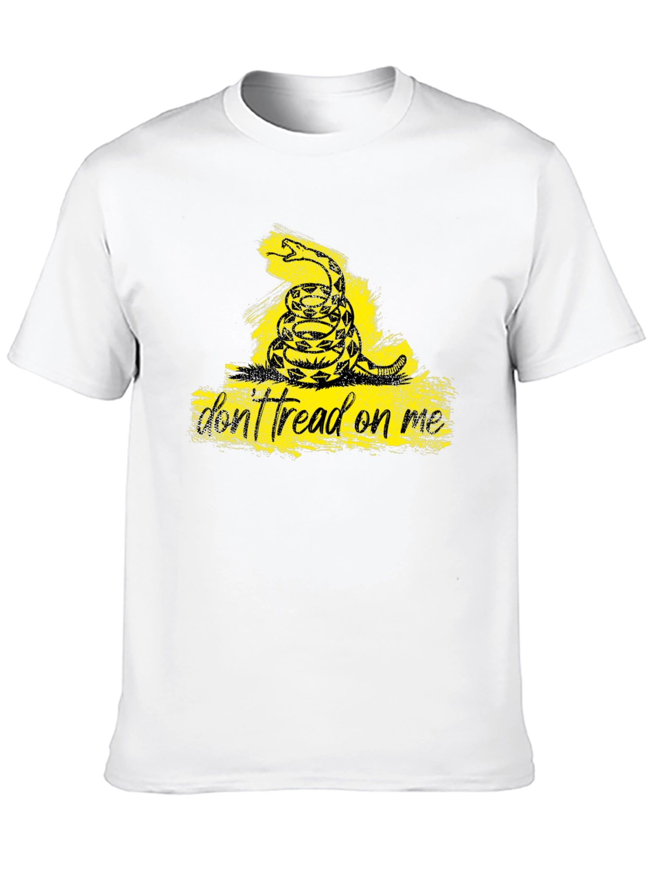 Black Don't Tread On Me T-Shirt - Black view 10