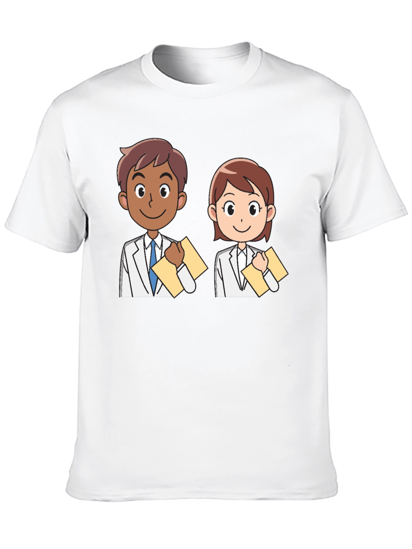 Black Cartoon Doctor T-Shirt view 10