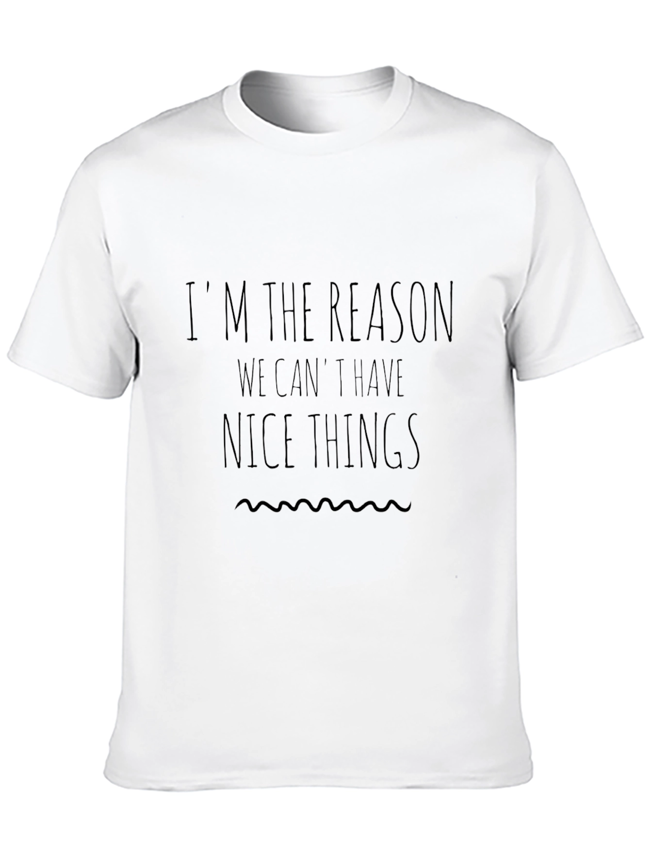 Black I'm The Reason T-Shirt view 10