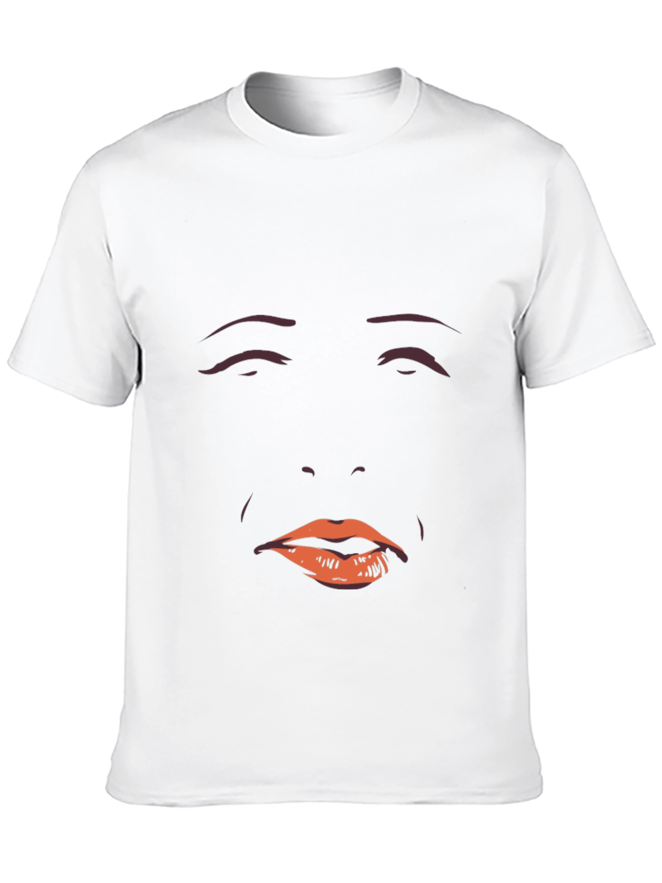 Black Mysterious Face Graphic Tee - Unisex Soft Cotton T-Shirt view 10