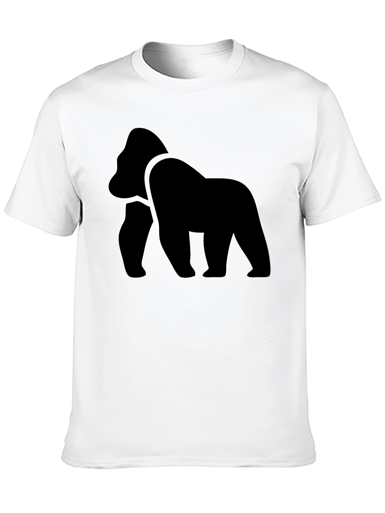 Black Black Gorilla Graphic Tee - Men's Crew Neck view 10