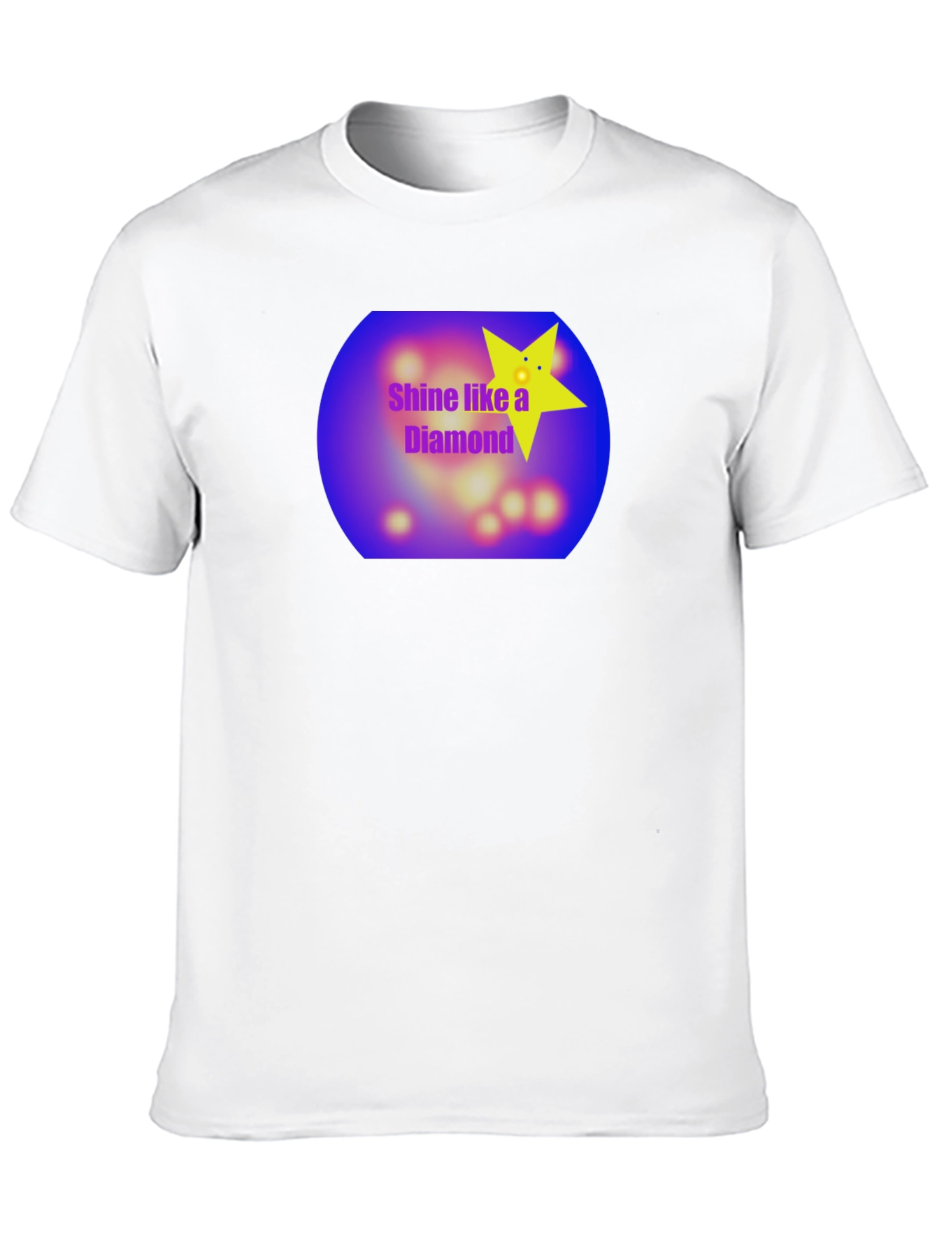 Black Shine Like a Diamond Black T-Shirt view 10