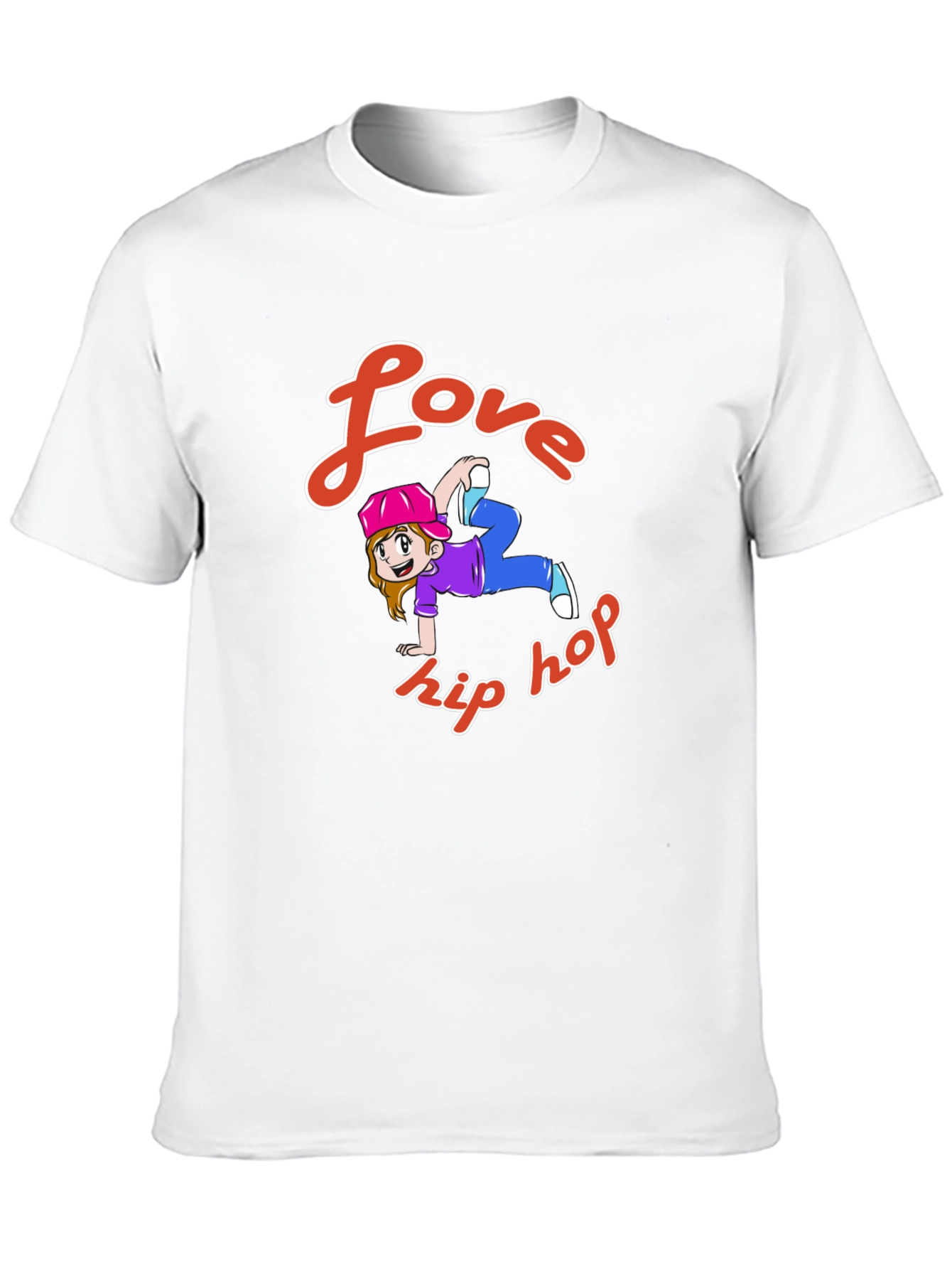 Black Love Hip Hop Graphic T-Shirt - Black Cotton Tee view 10