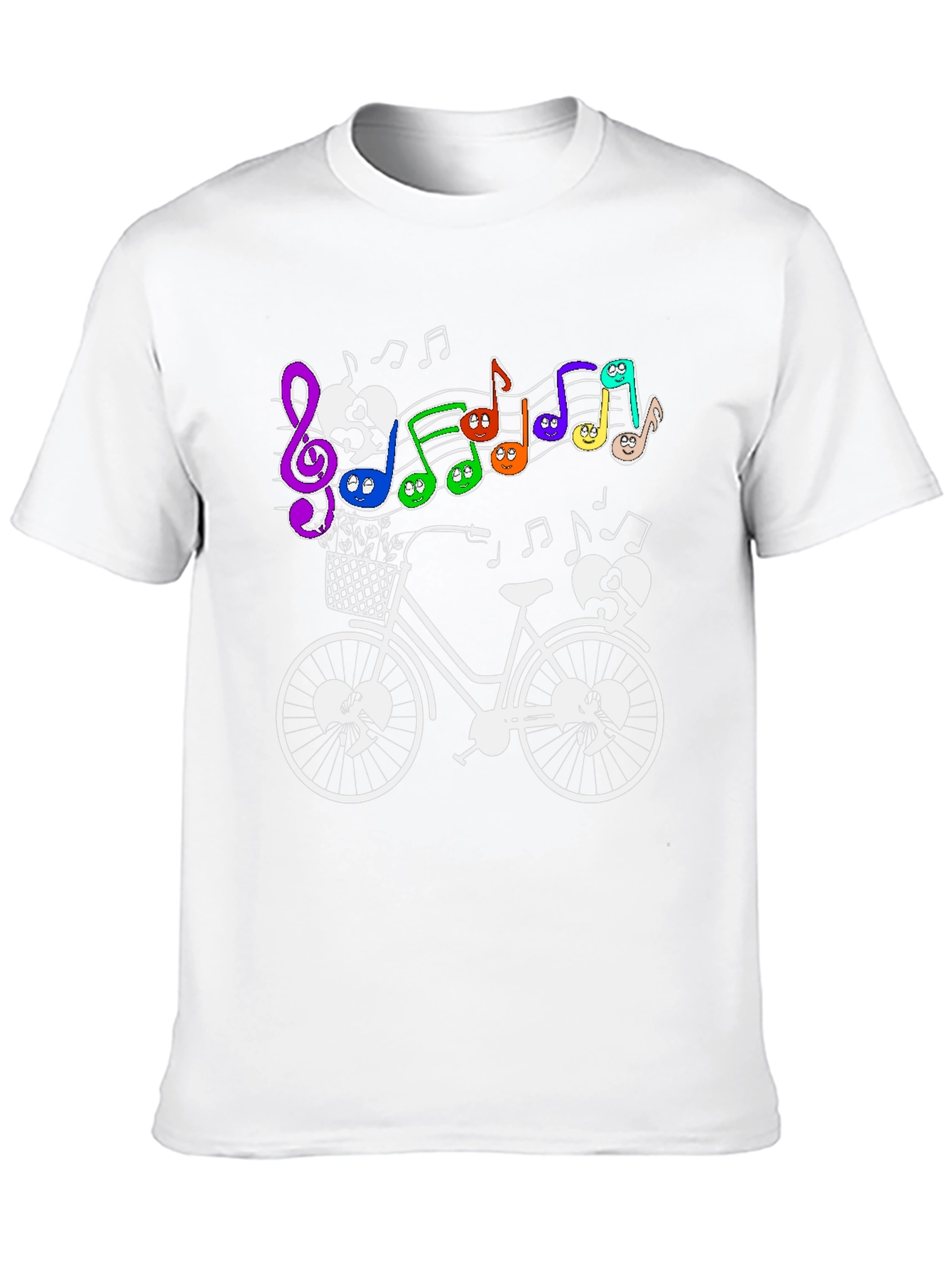 Black Musical Bicycle Graphic Tee view 10