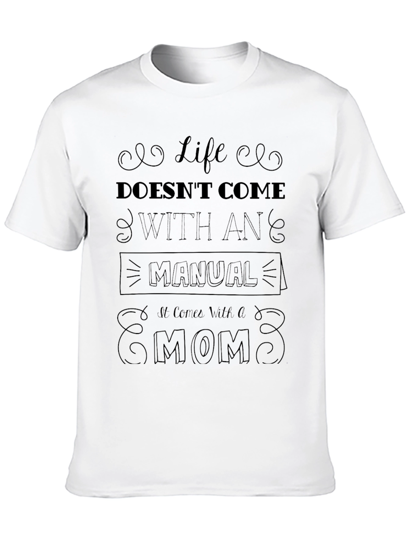 Black Life Doesn't Come With a Manual - Mom T-Shirt view 10