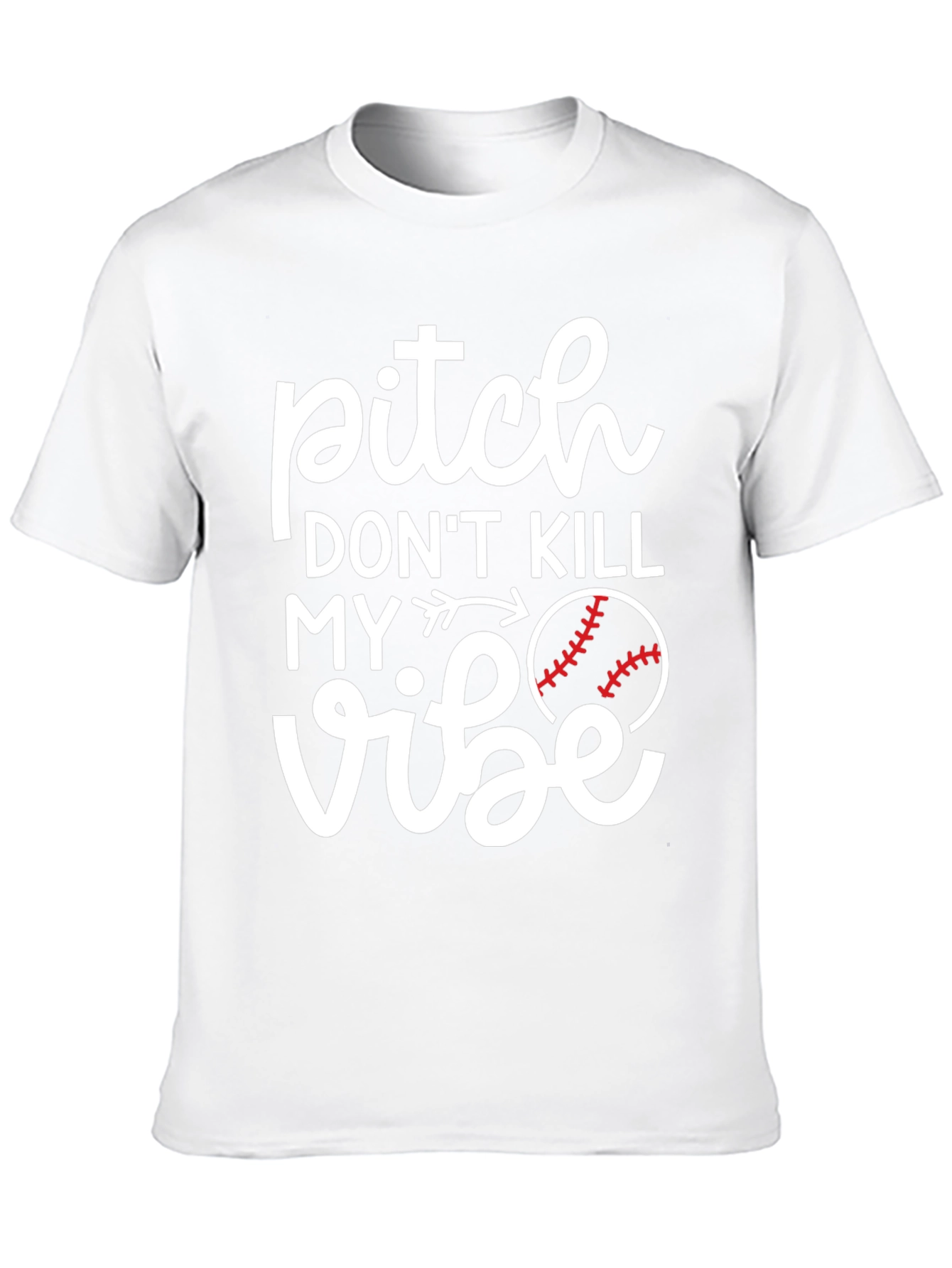 Black Pitch Don't Kill My Vibe Graphic Tee view 10
