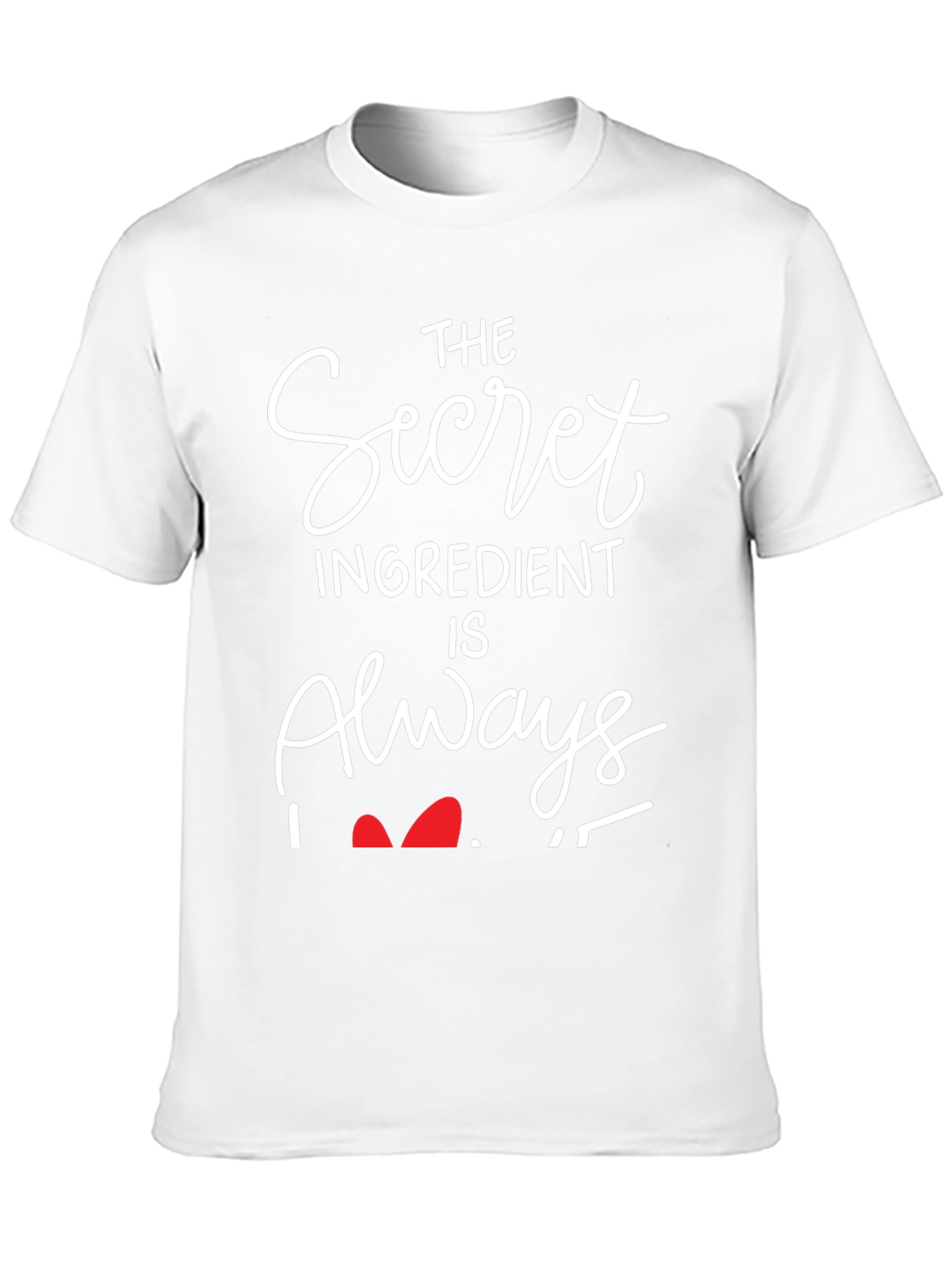 Black Secret Ingredient Is Always Love T-Shirt view 10