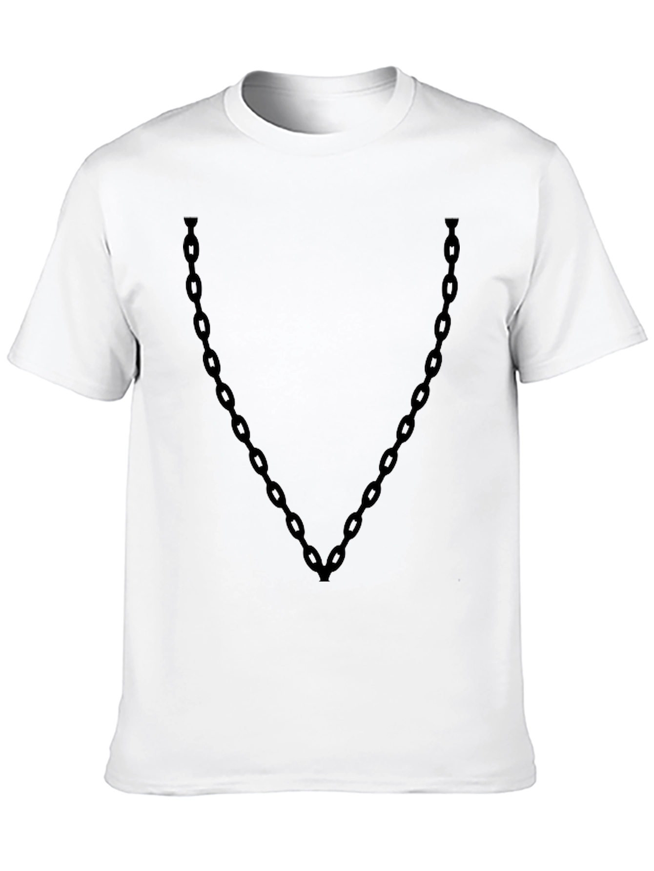 Black Chain Graphic Tee - Cool Casual Style - 10