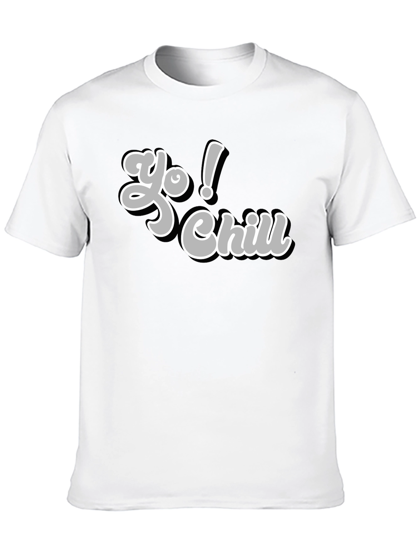 Black Yo! Chill Graphic T-Shirt - Relaxed Fit view 10