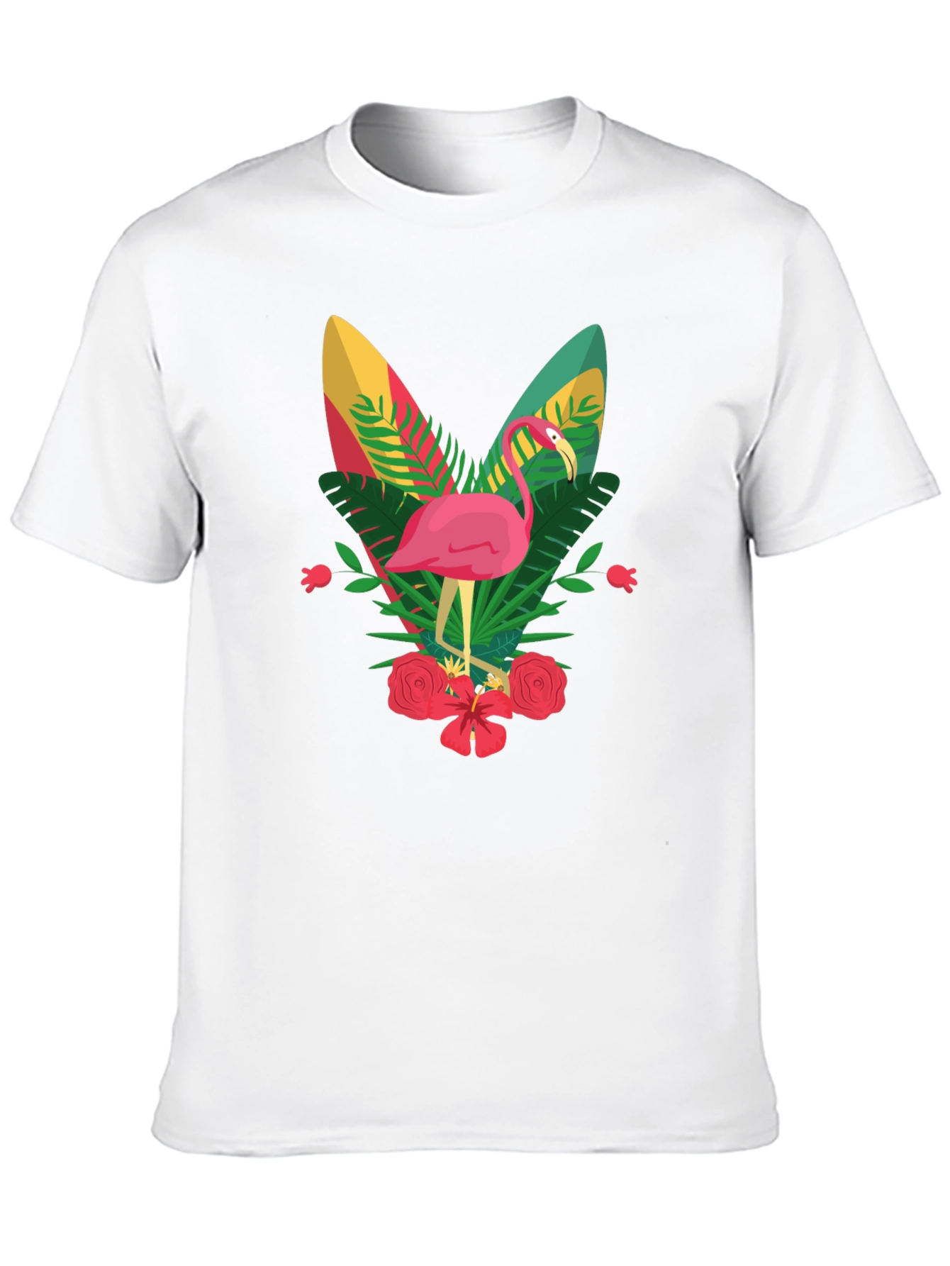 Black Flamingo Graphic Tee - Tropical Vibes view 10