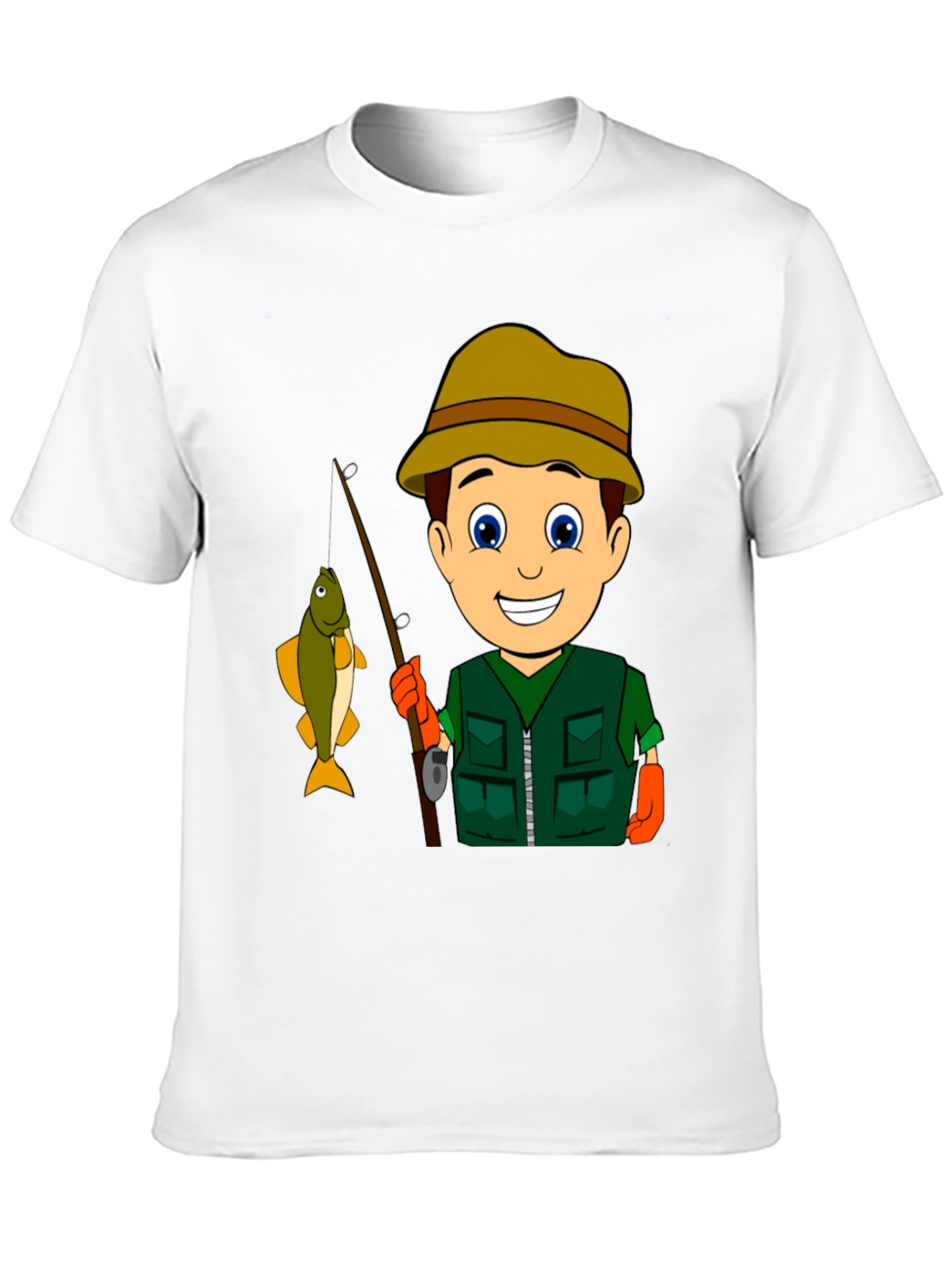 Black Fishing Boy T-Shirt view 10