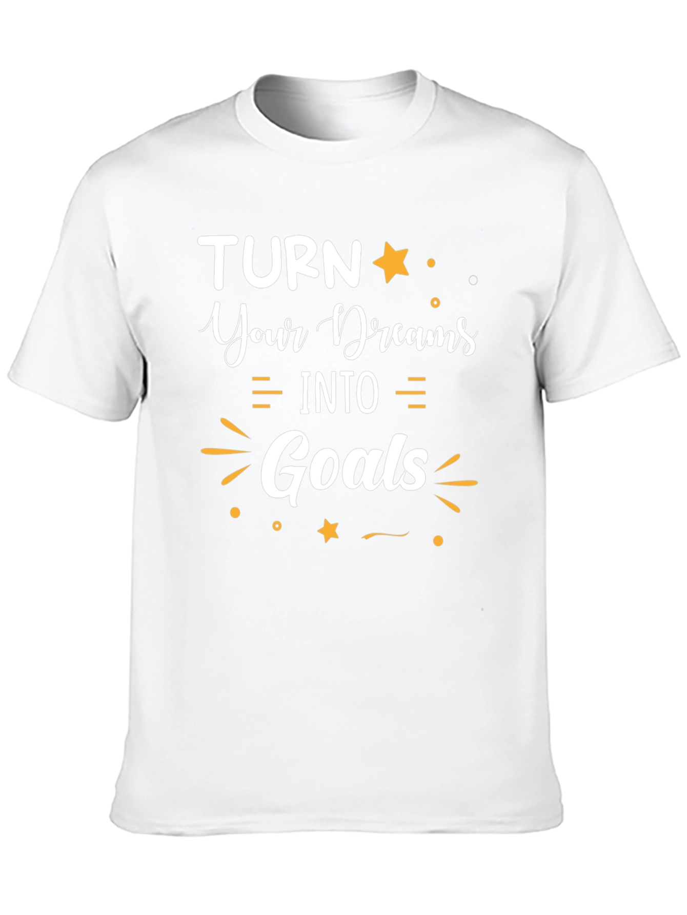 Black Turn Your Dreams Into Goals Graphic Tee view 10