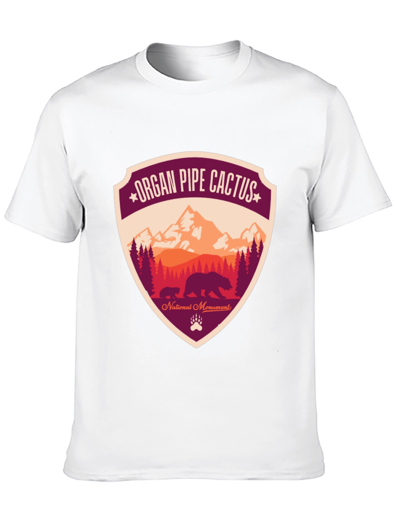 Black Organ Pipe Cactus National Monument T-Shirt view 10