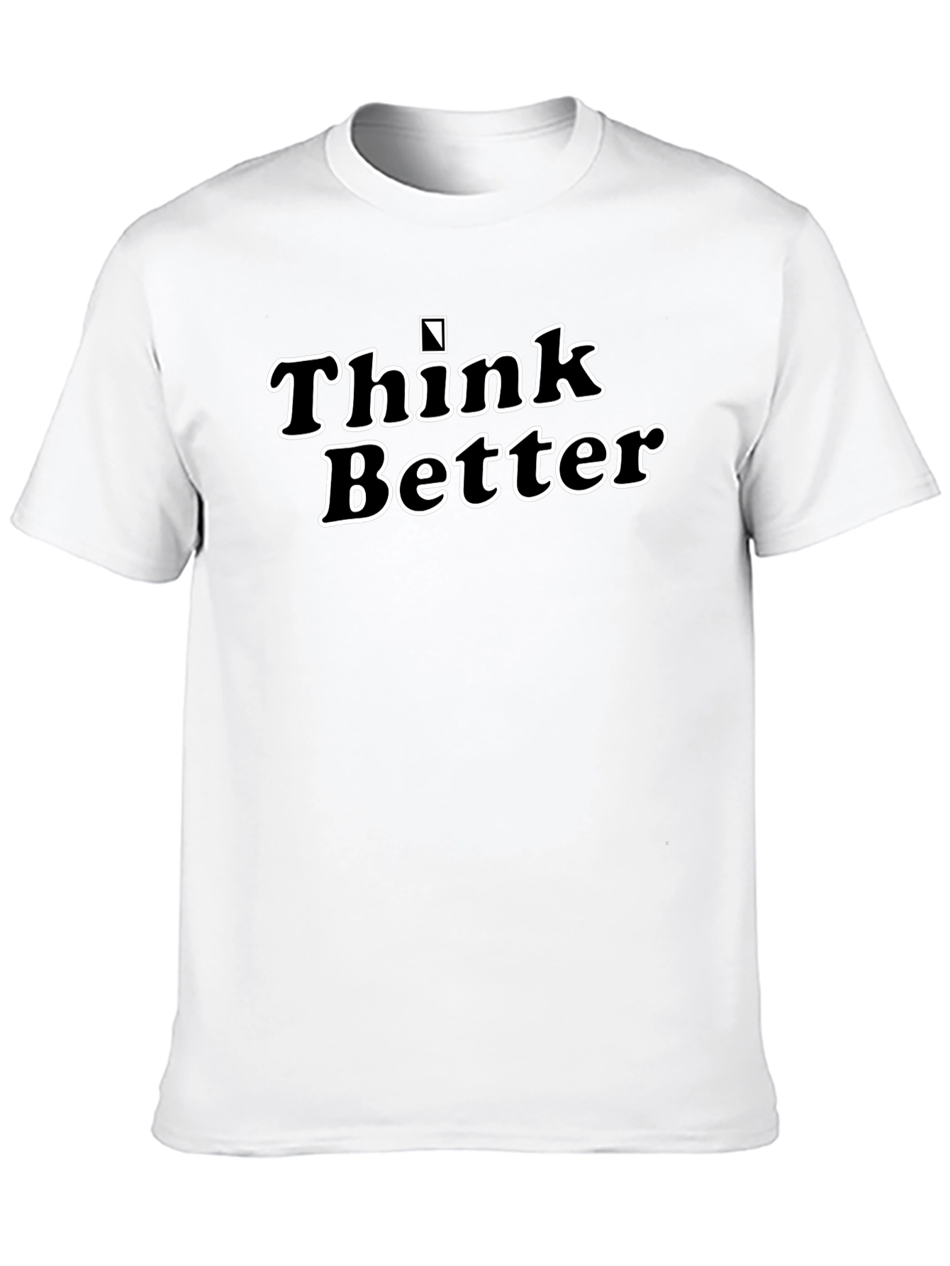 Black Think Better Black Graphic Tee view 10