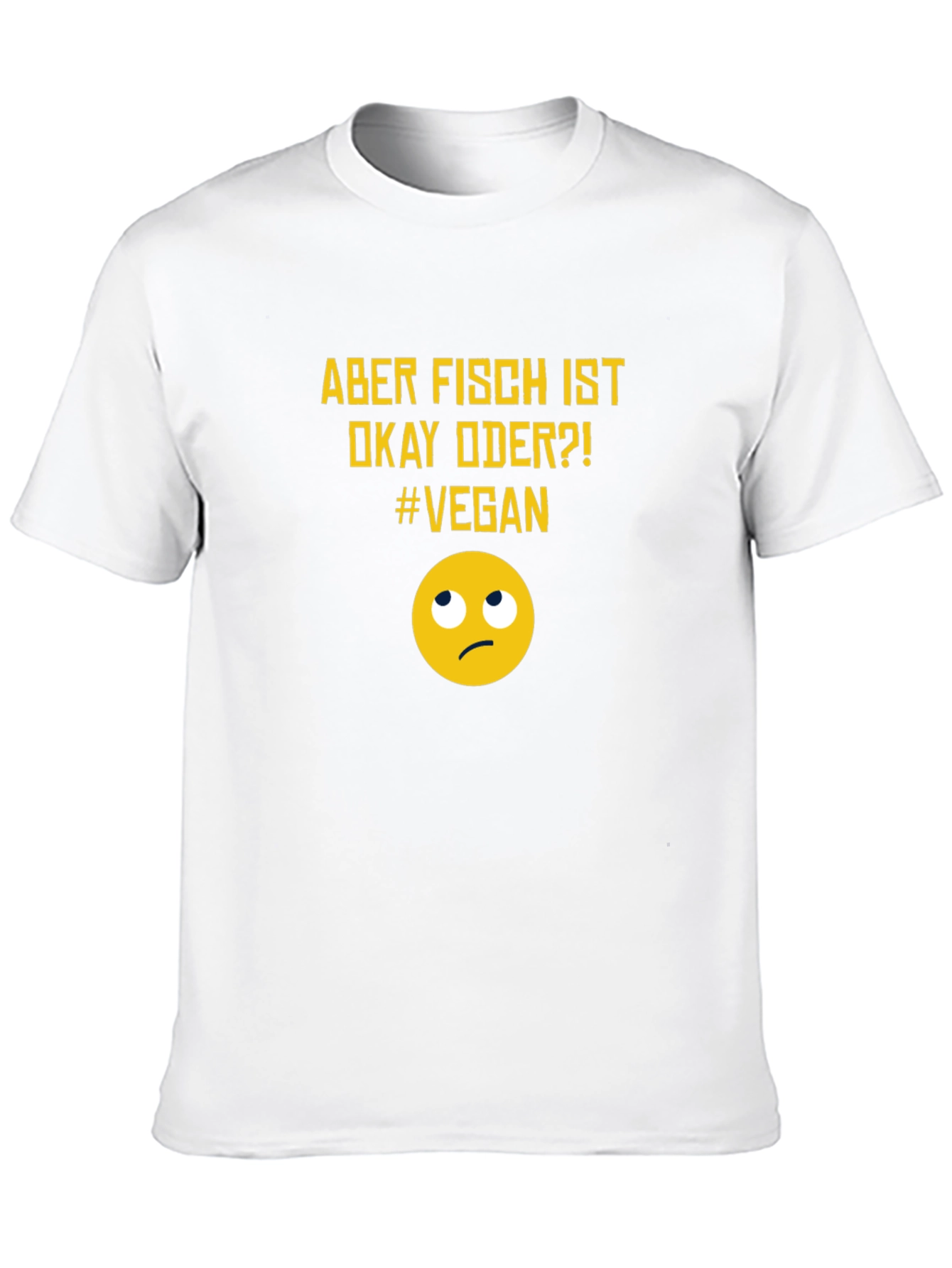 Black Funny Vegan T-Shirt - Aber Fisch Ist Okay Oder? view 10