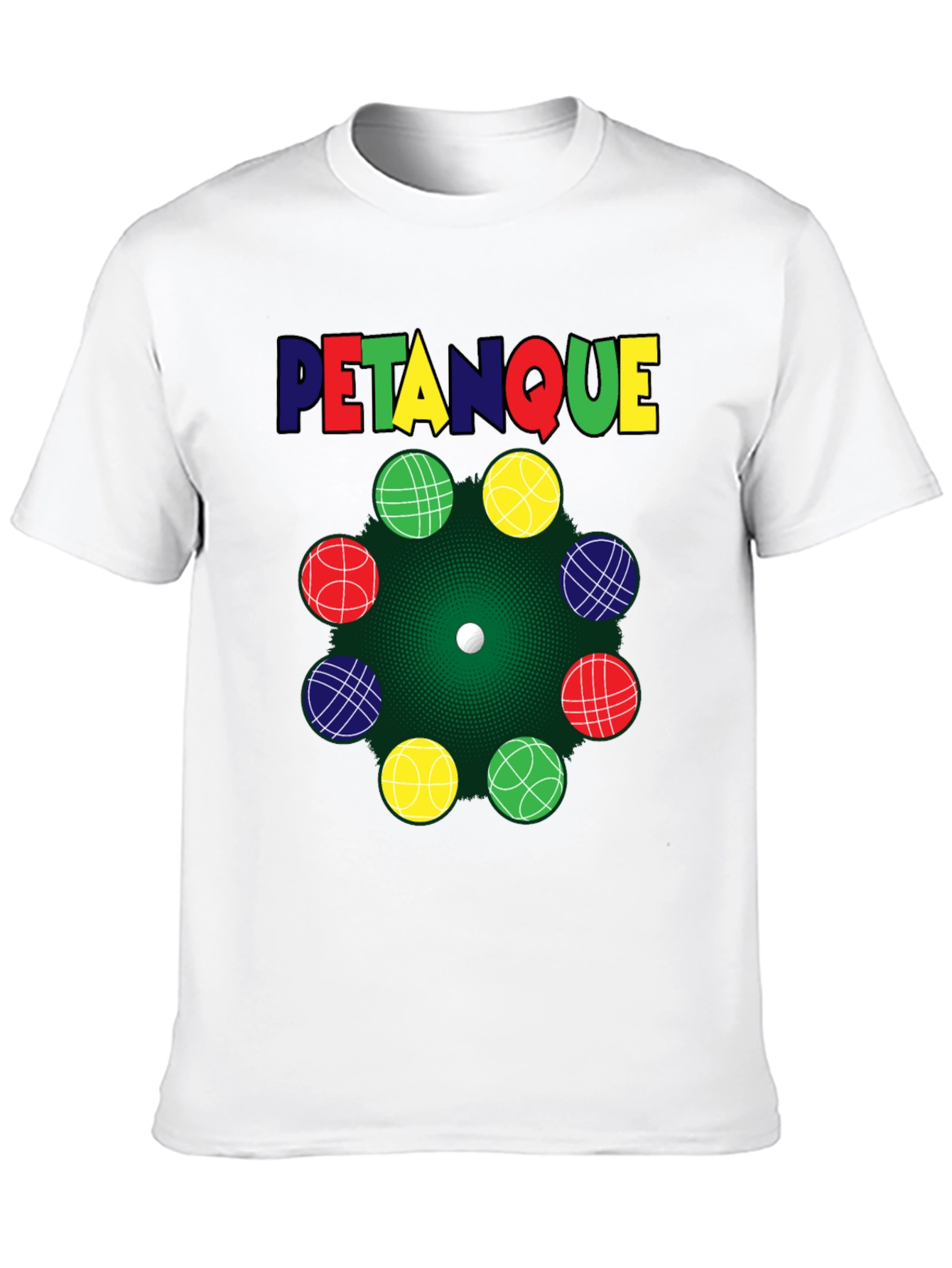 Black Pétanque Graphic T-Shirt view 10