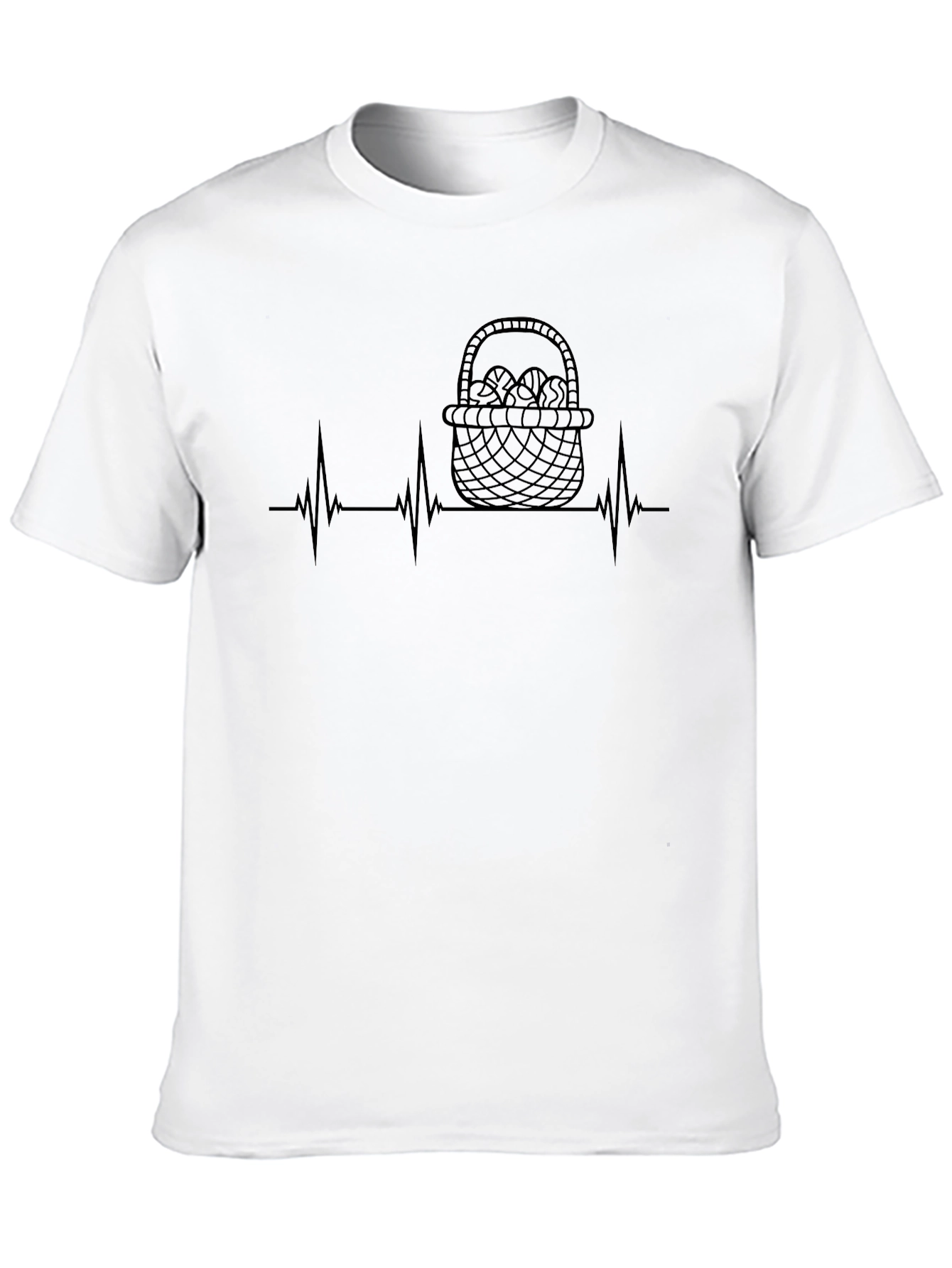Black Basket Heartbeat T-Shirt view 10