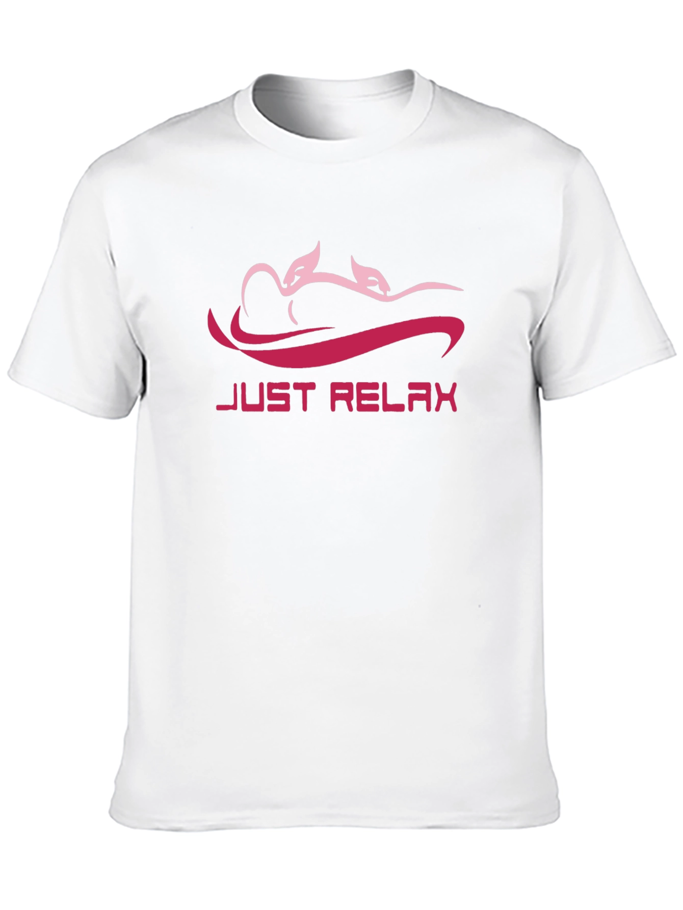 Black Just Relax Tee - Stylish Graphic T-Shirt view 10