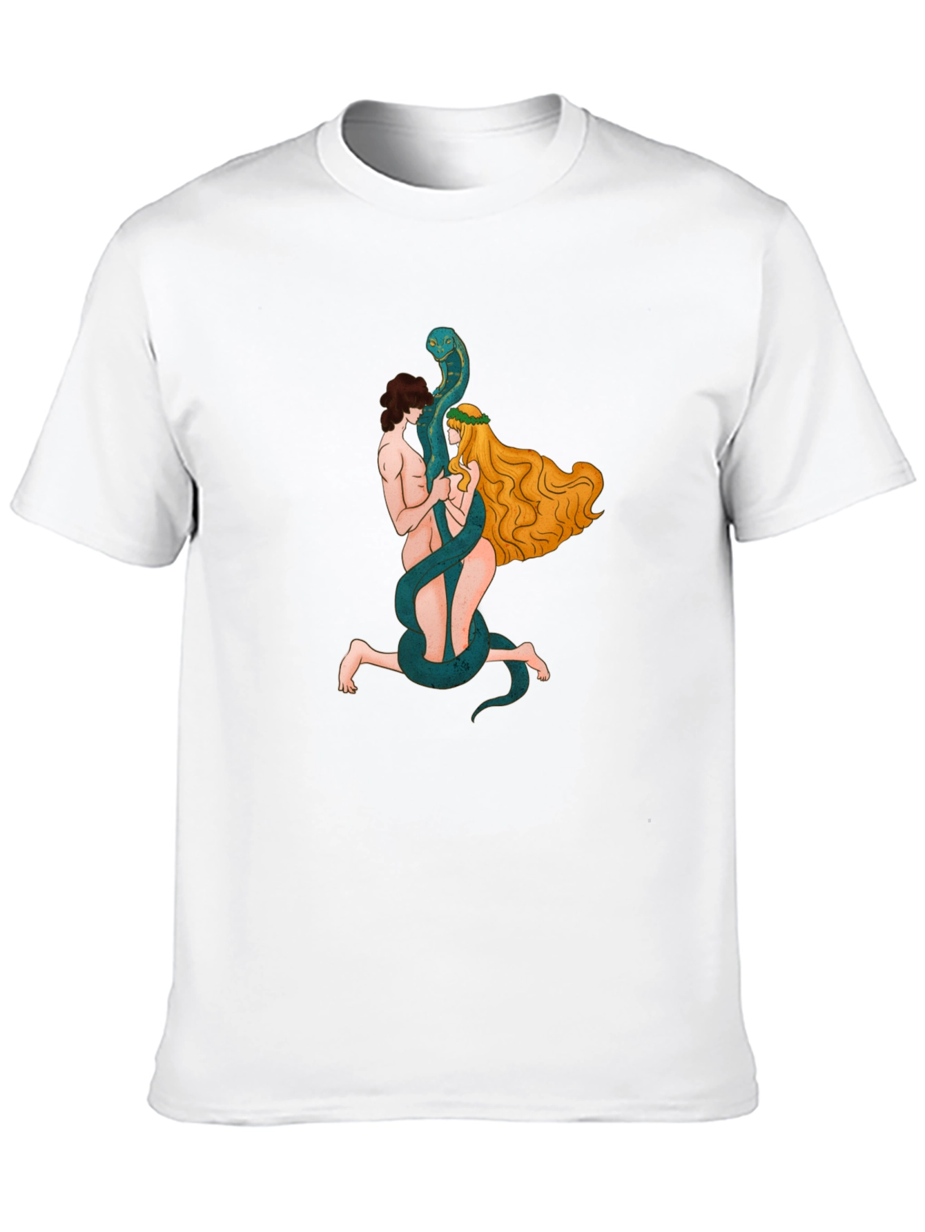 Black Adam and Eve Graphic Tee view 10