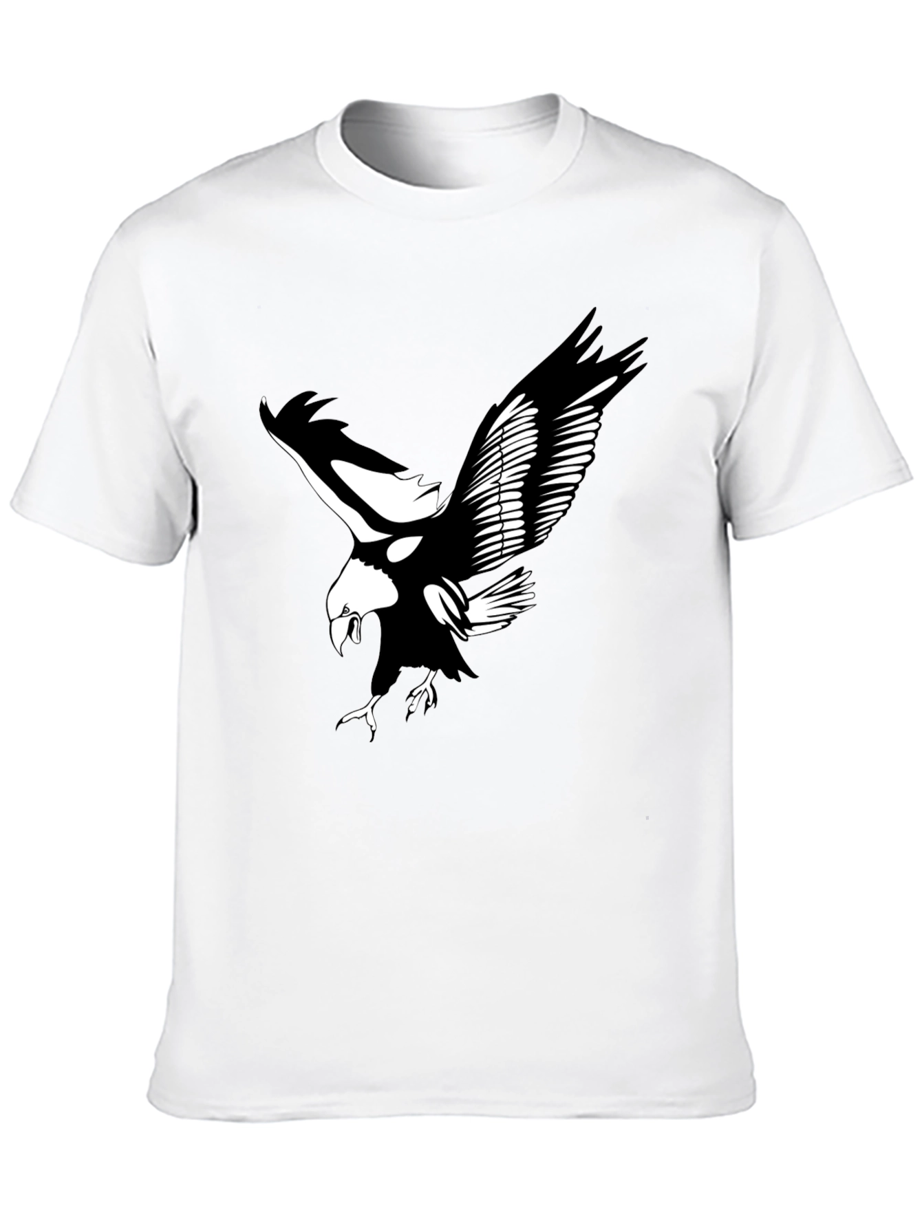 Black Black Eagle Graphic Tee | Bold & Stylish Men's T-Shirt view 10