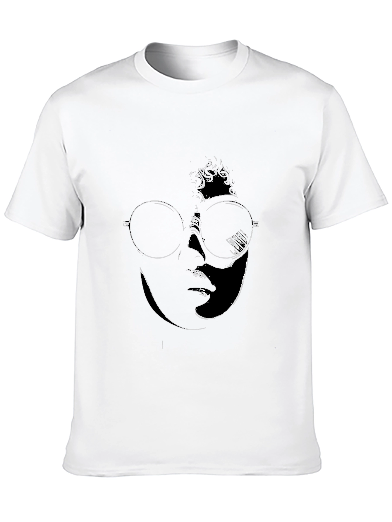 Black Retro Silhouette Graphic Tee - Black view 10