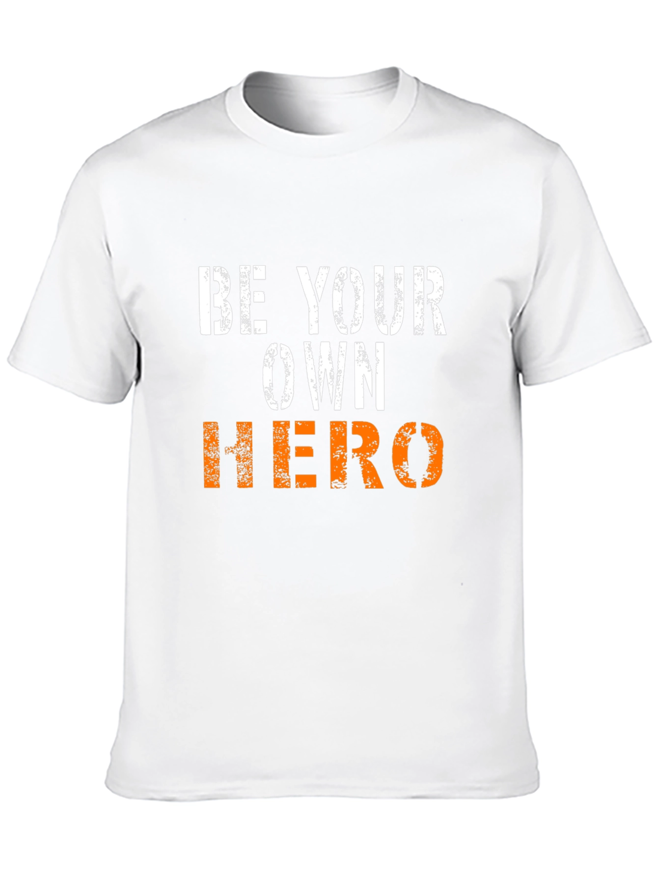 Black Be Your Own Hero Graphic Tee - Motivational Shirt view 10