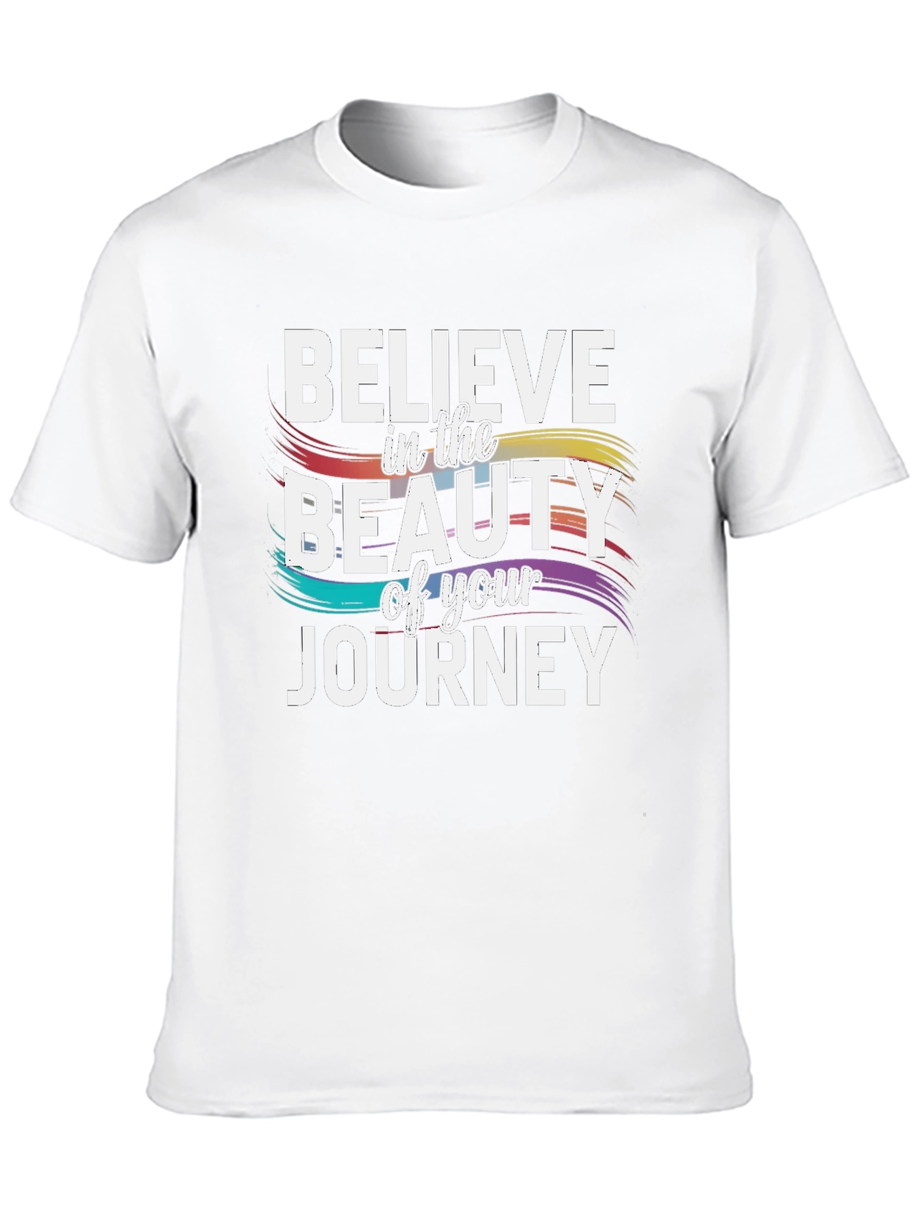Black Believe in Beauty Journey T-Shirt view 10