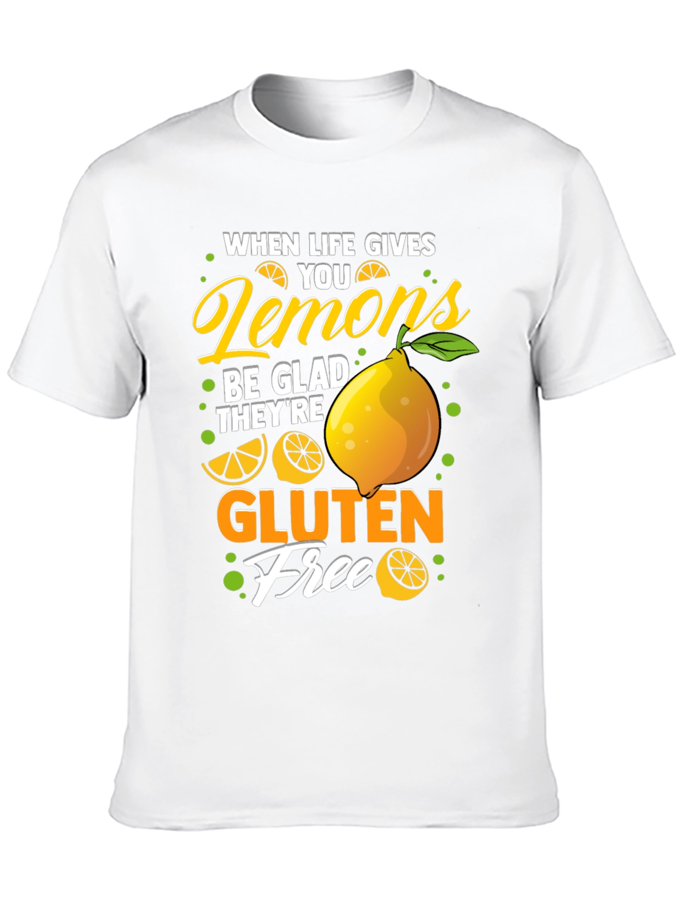 Black Lemon Gluten Free Graphic Tee view 10
