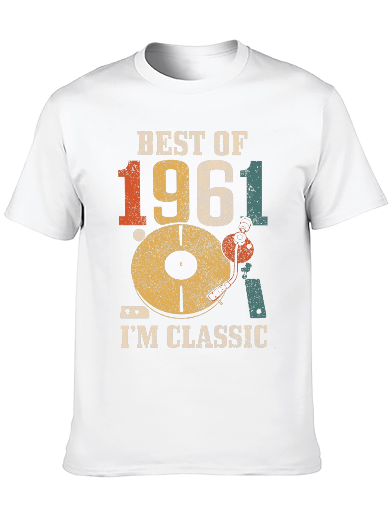 Black Best of 1961 Classic Graphic T-Shirt view 10