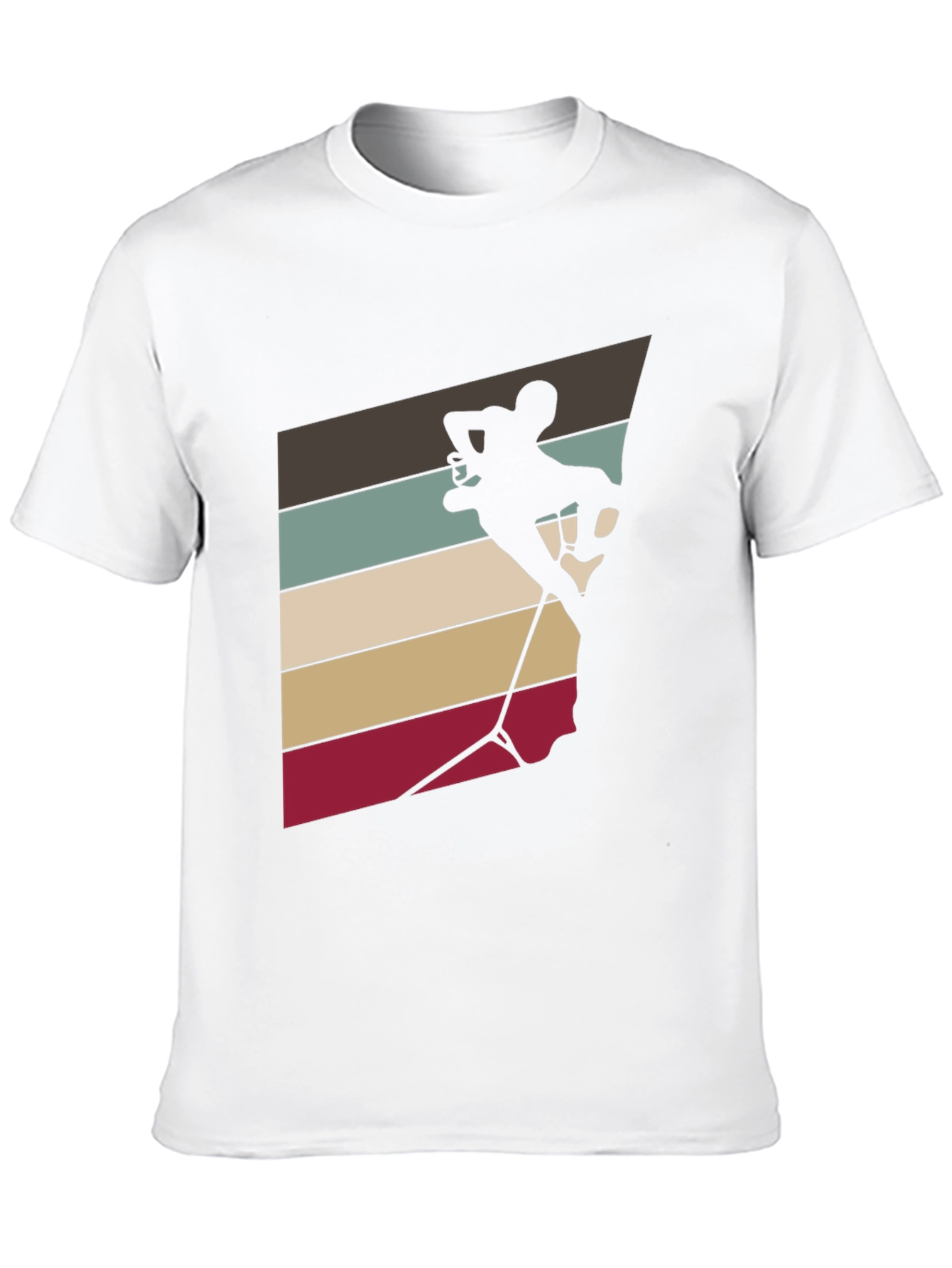 Black Climbing Silhouette Tee - Retro Style view 10