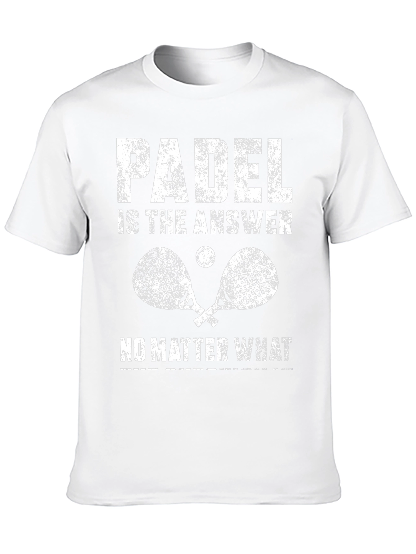 Black Padel Is The Answer T-Shirt view 10