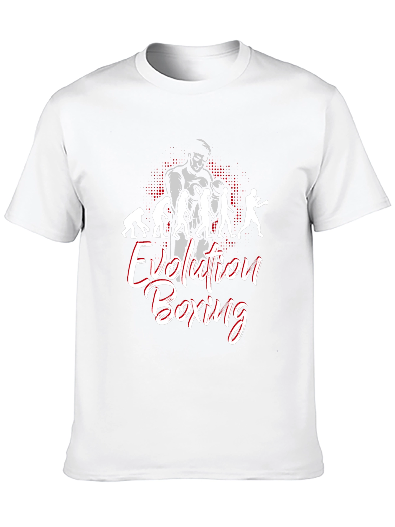 Black Evolution Boxing Graphic T-Shirt view 10