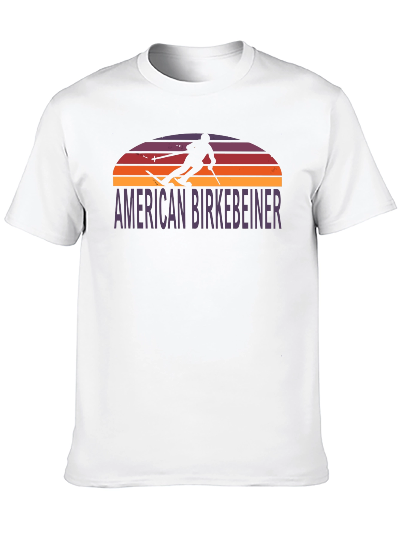 Black American Birkebeiner Ski T-Shirt - Black view 10