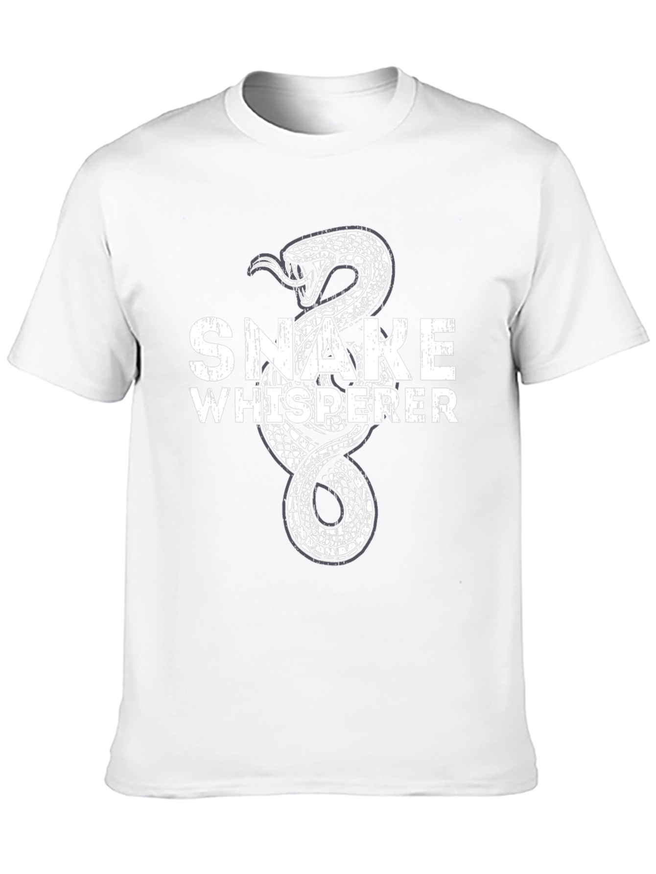 Black Snake Whisperer Graphic T-Shirt - Cotton Blend view 10