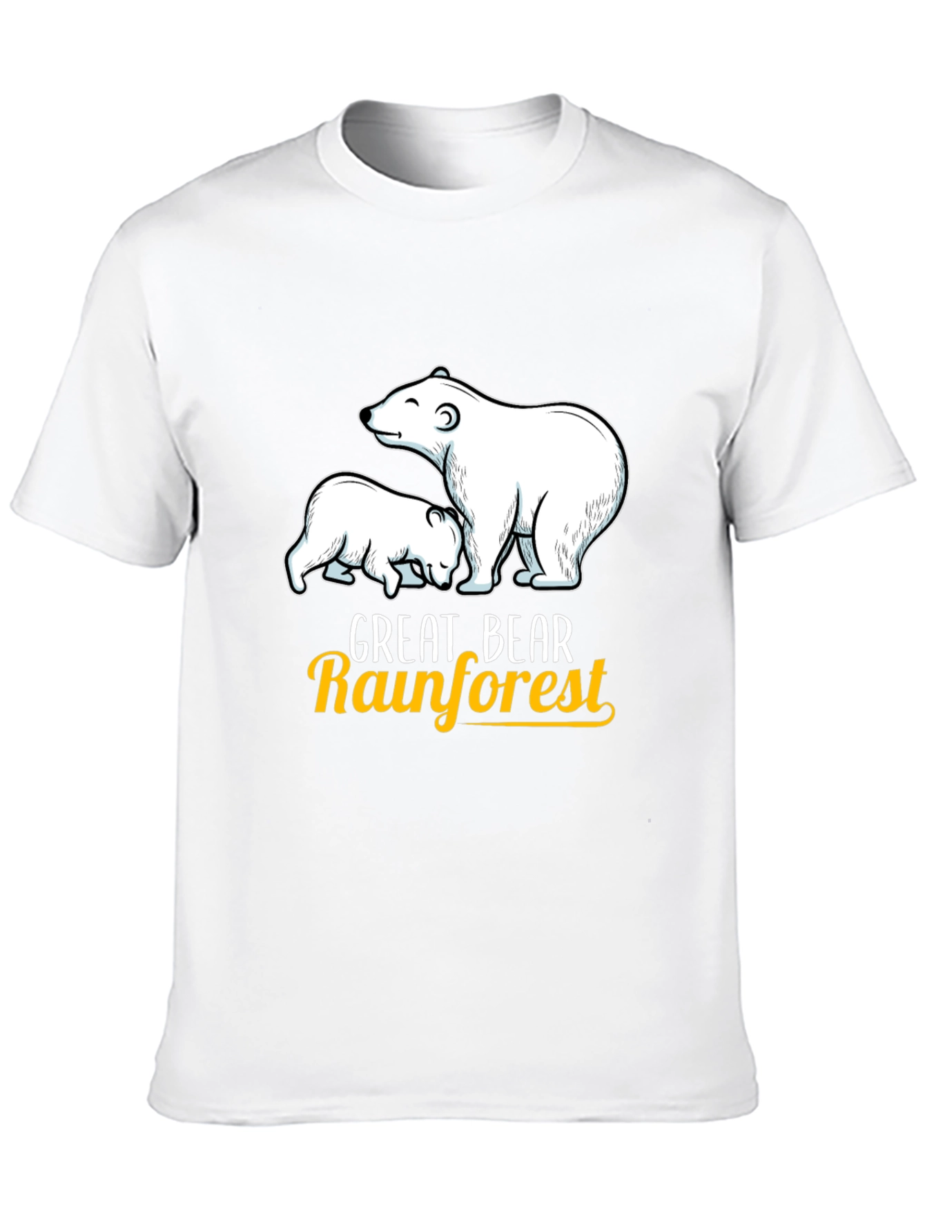 Black Great Bear Rainforest T-Shirt view 10