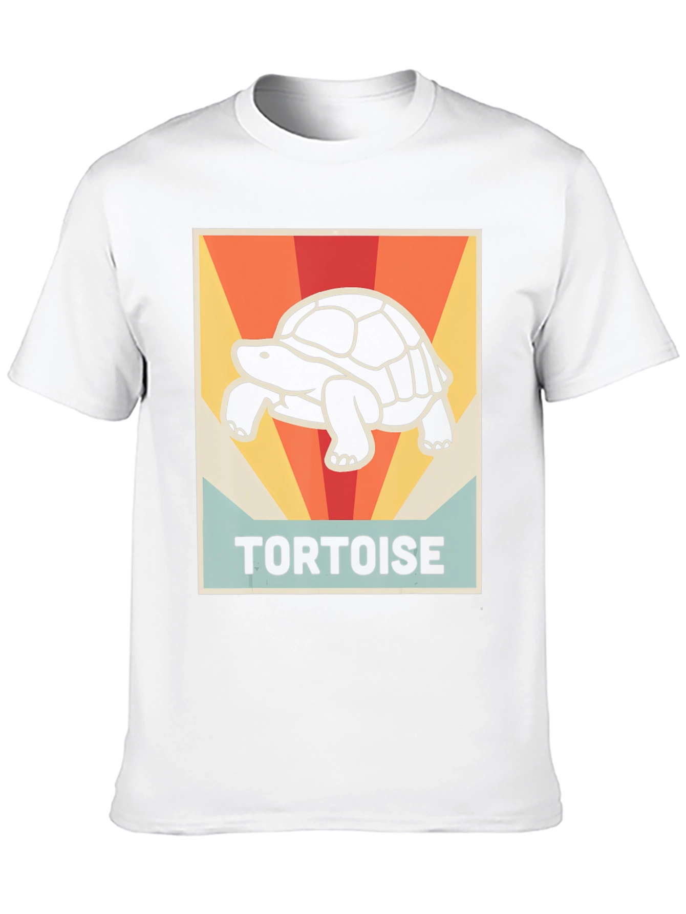 Black Retro Tortoise Graphic Tee - Vintage Style Shirt view 10