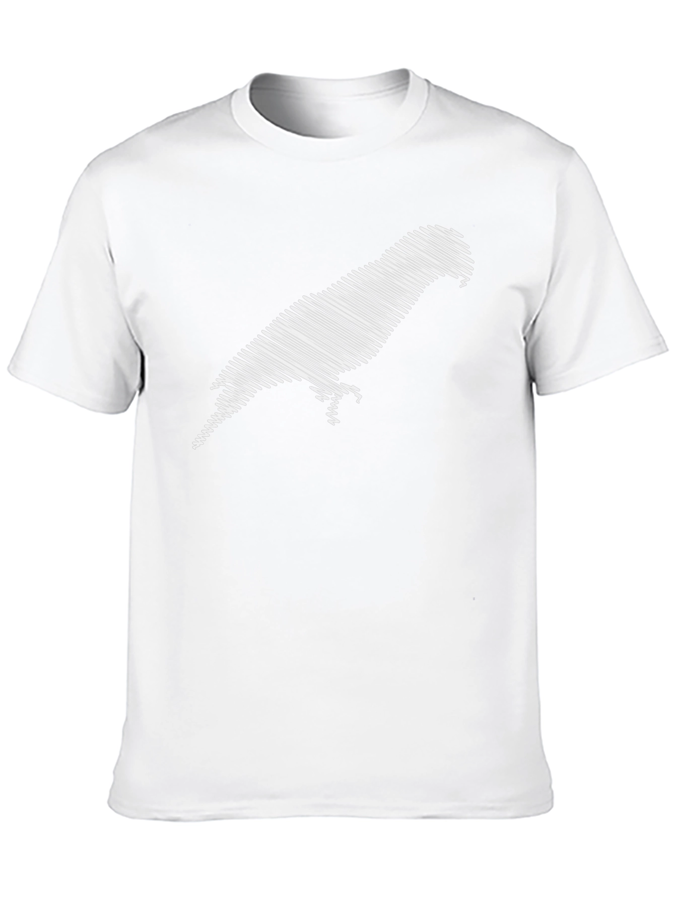 Black Parrot Silhouette Graphic Tee - Black view 10