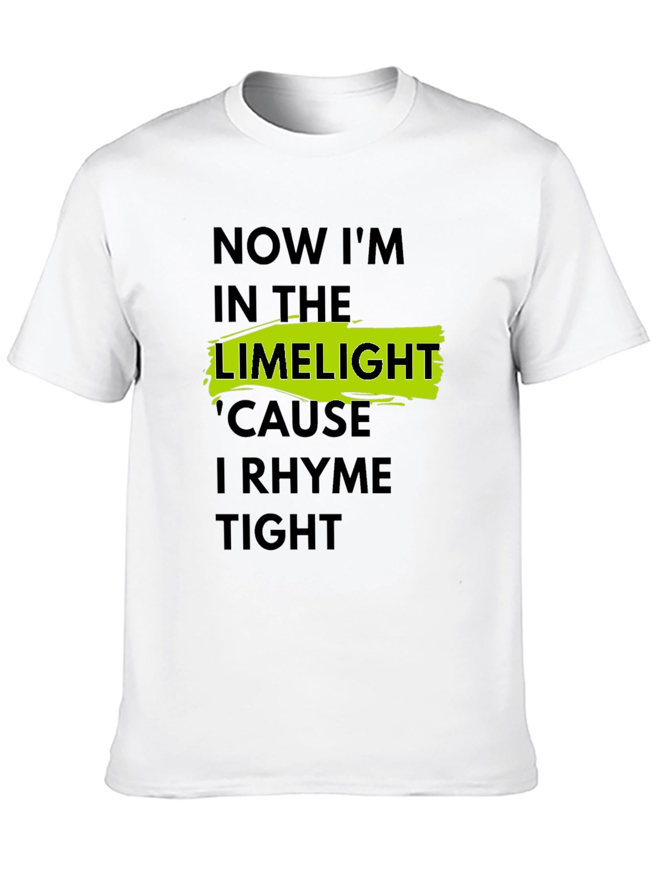 Black LimeLight Rhyme Tight Black T-Shirt view 10