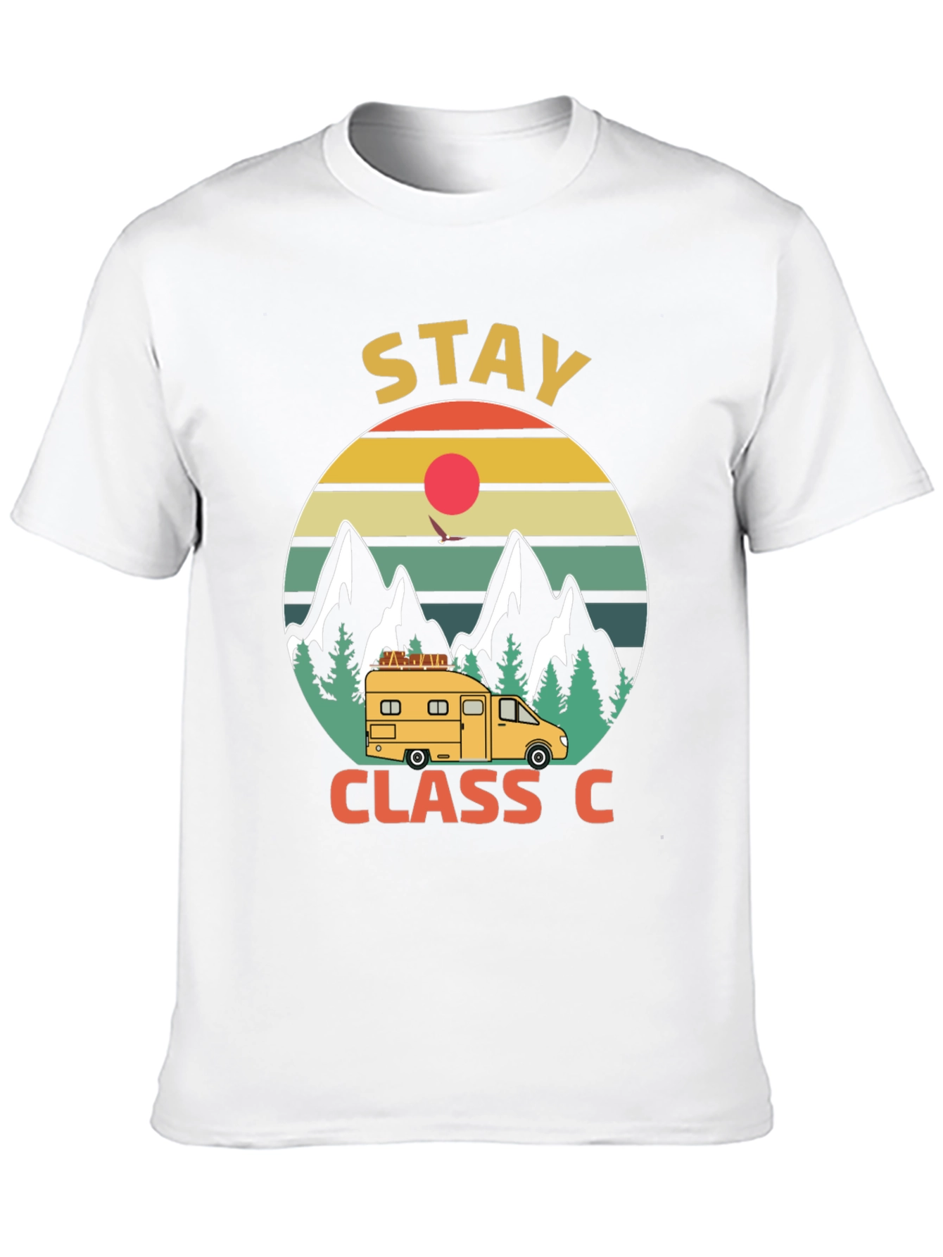 Stay Class C Camping T-Shirt - Mountain Adventure - 10
