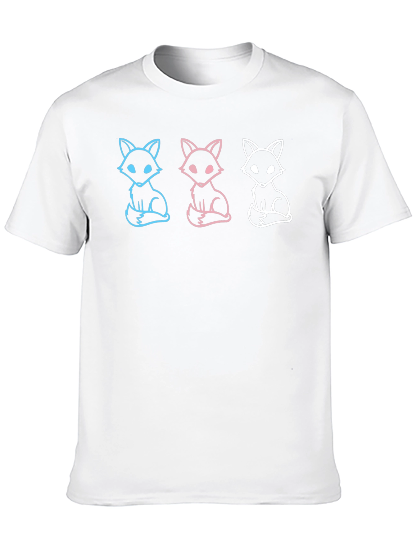 Black Fox Trio Graphic Tee - Stylish Black T-Shirt view 10