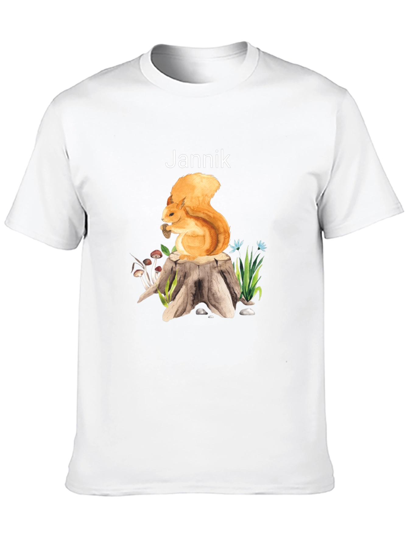 Black Squirrel on Stump Graphic Tee - Jannik view 10