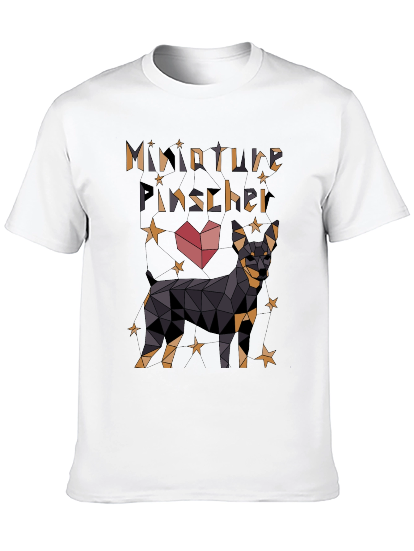 Black Miniature Pinscher Graphic Tee view 10