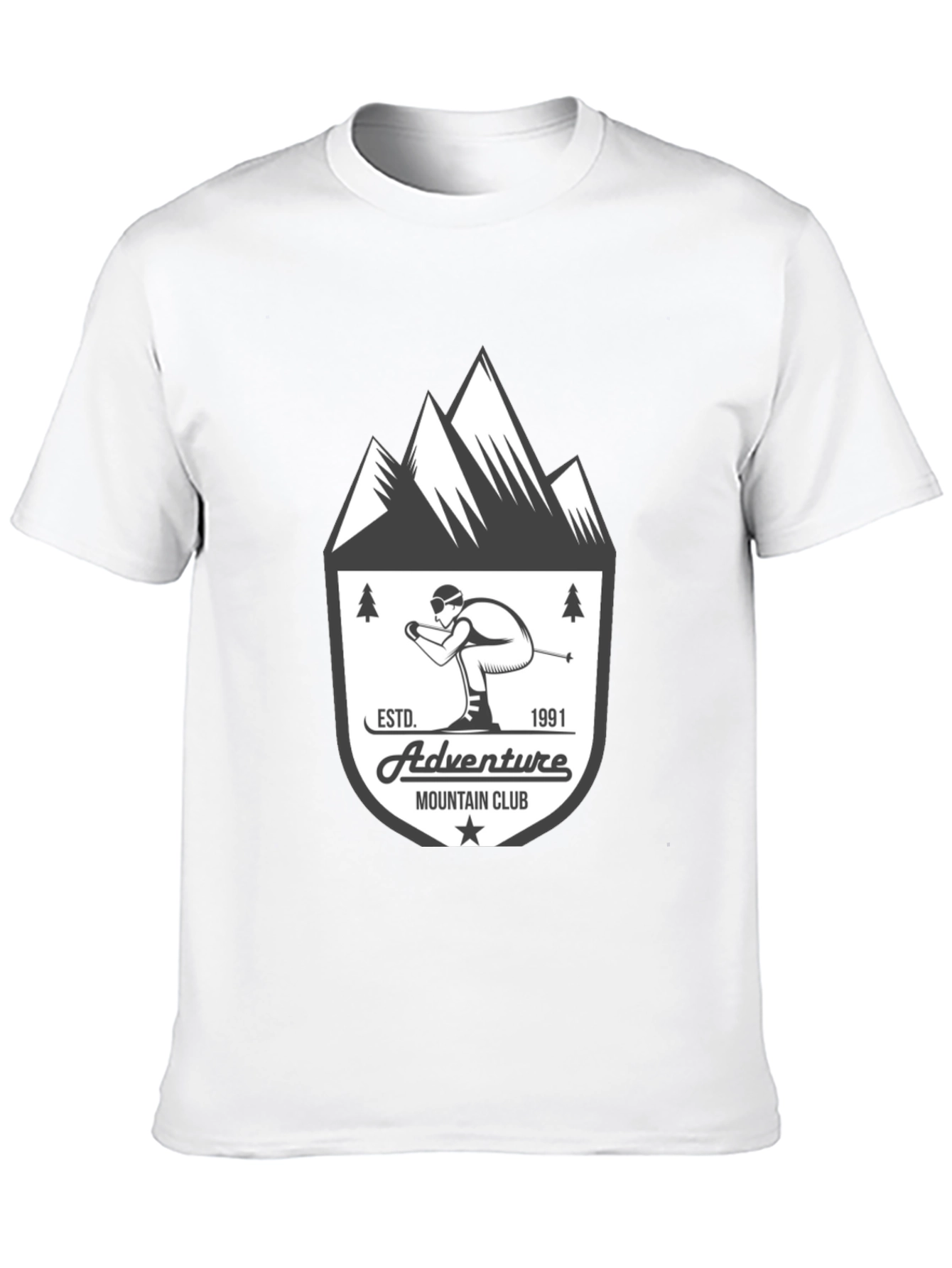 Black Adventure Mountain Club T-Shirt view 10