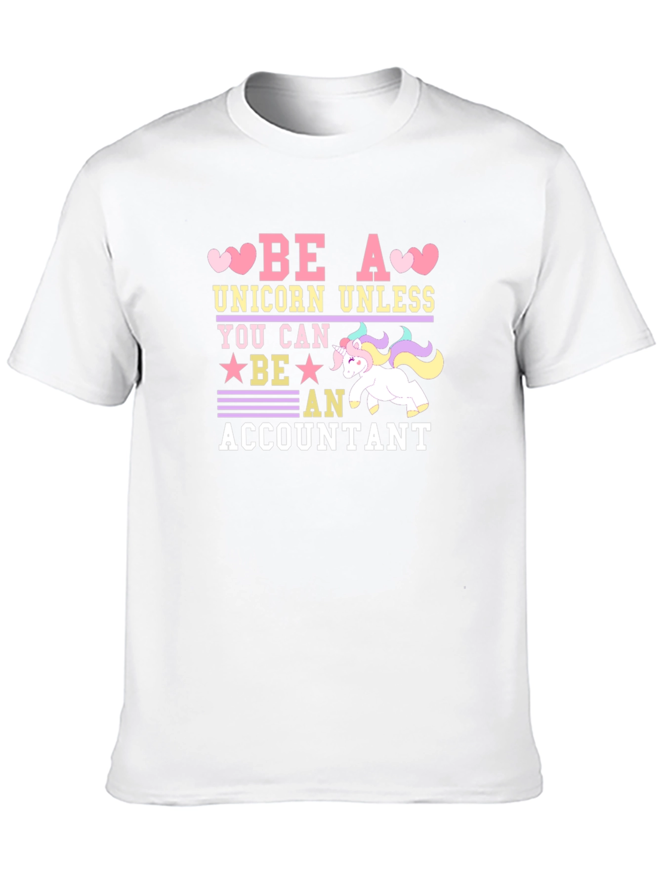 Black Be a Unicorn Accountant T-Shirt view 10