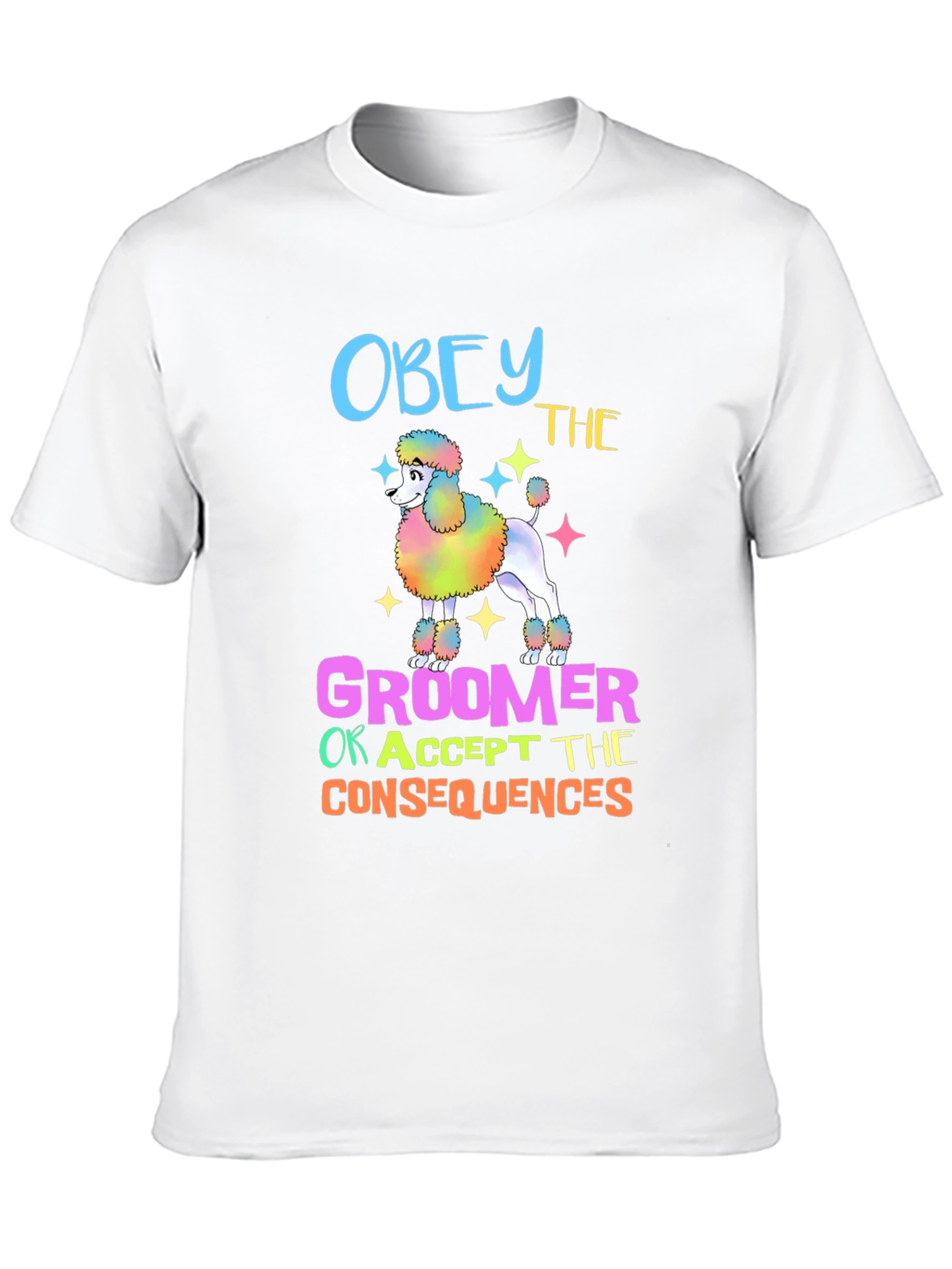 Black Obey the Groomer T-Shirt view 10