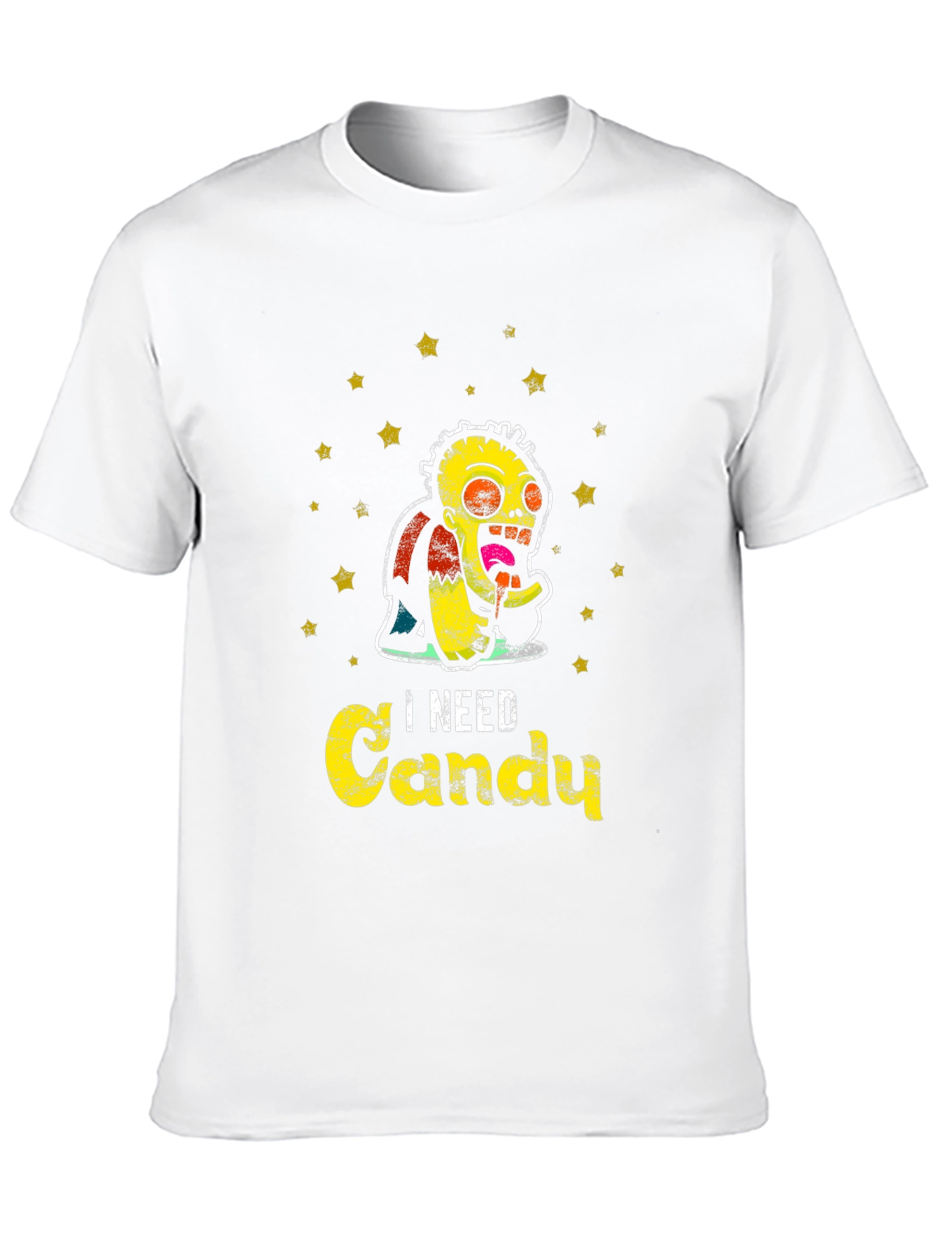 Zombie 'I Need Candy' Graphic T-Shirt - 10
